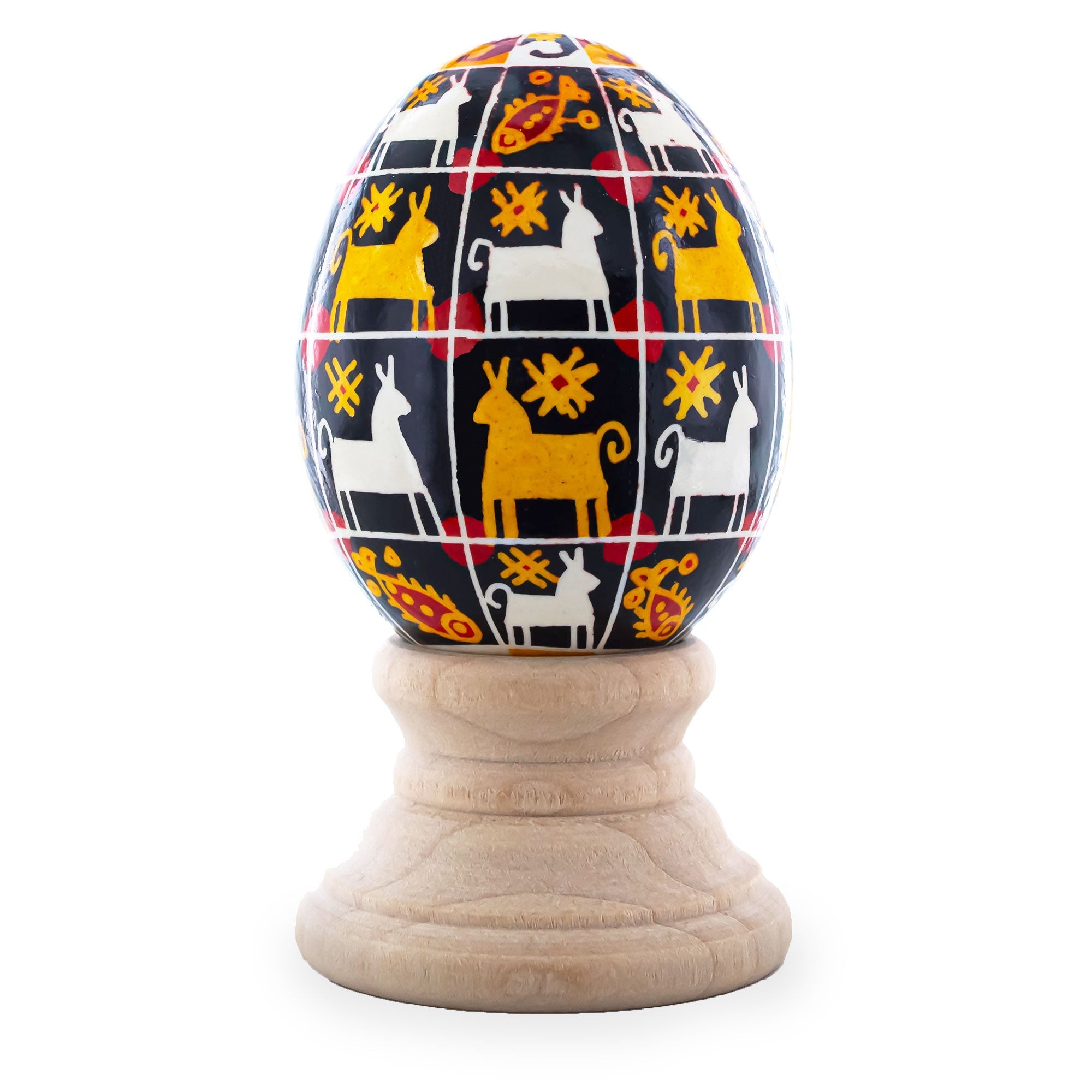 Authentic Blown Real Eggshell Ukrainian Easter Egg Pysanka 042