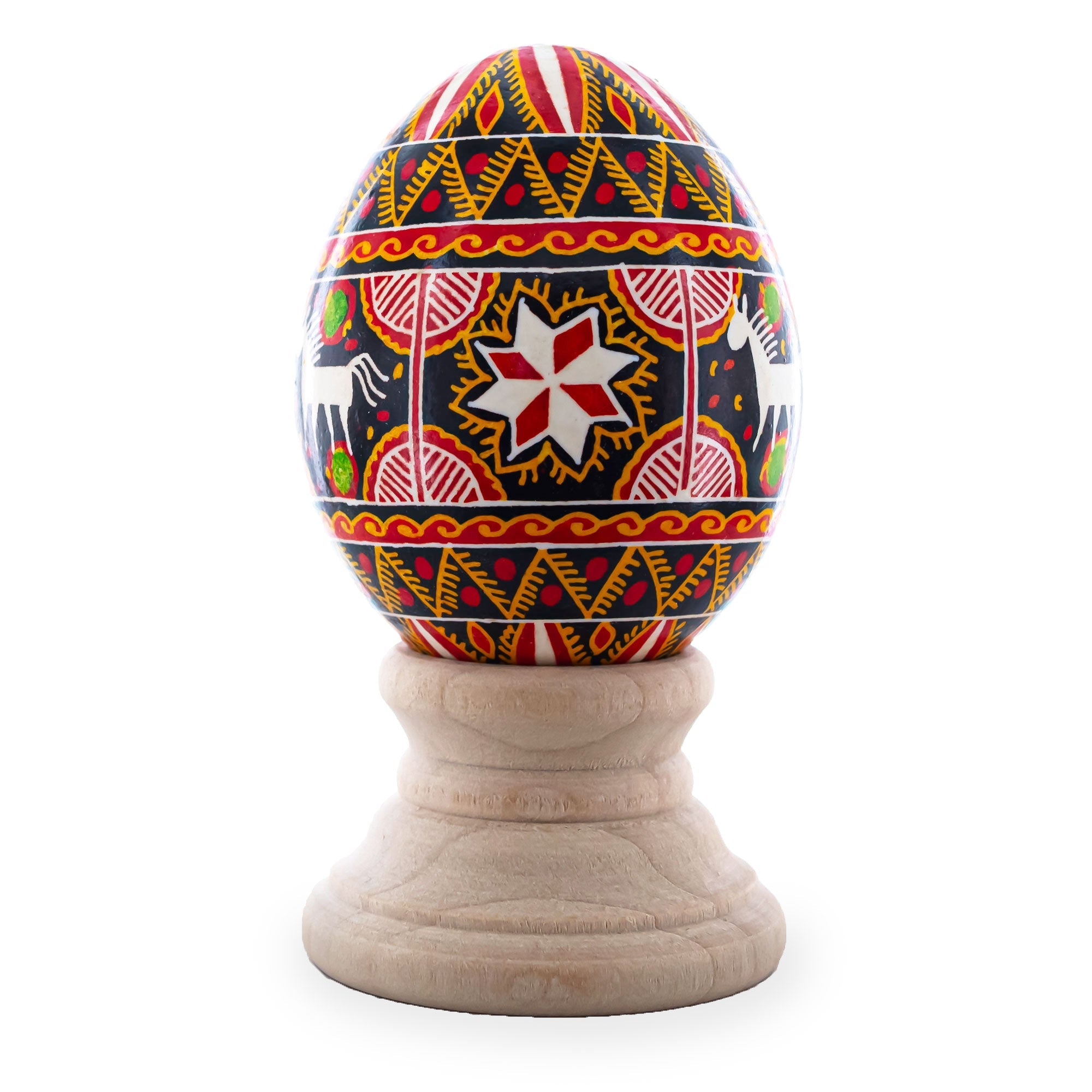 Authentic Blown Real Eggshell Ukrainian Easter Egg Pysanka 048