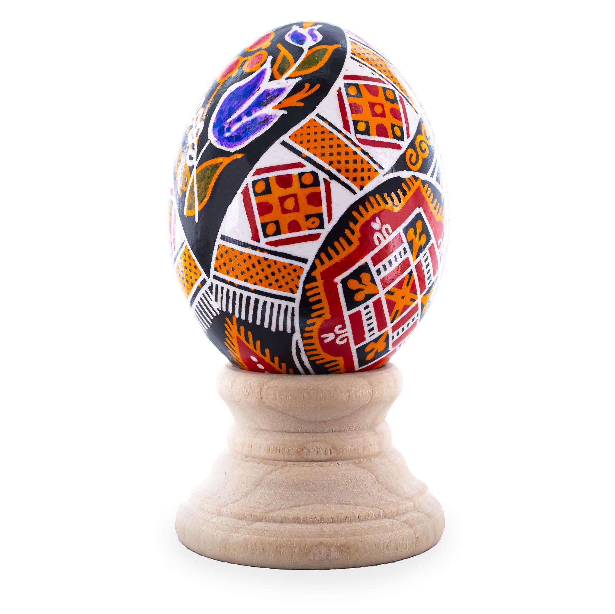 Authentic Blown Real Eggshell Ukrainian Easter Egg Pysanka 052