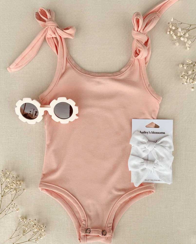 Madden Tie Shoulder Tank Top & Leotard - Honeydew