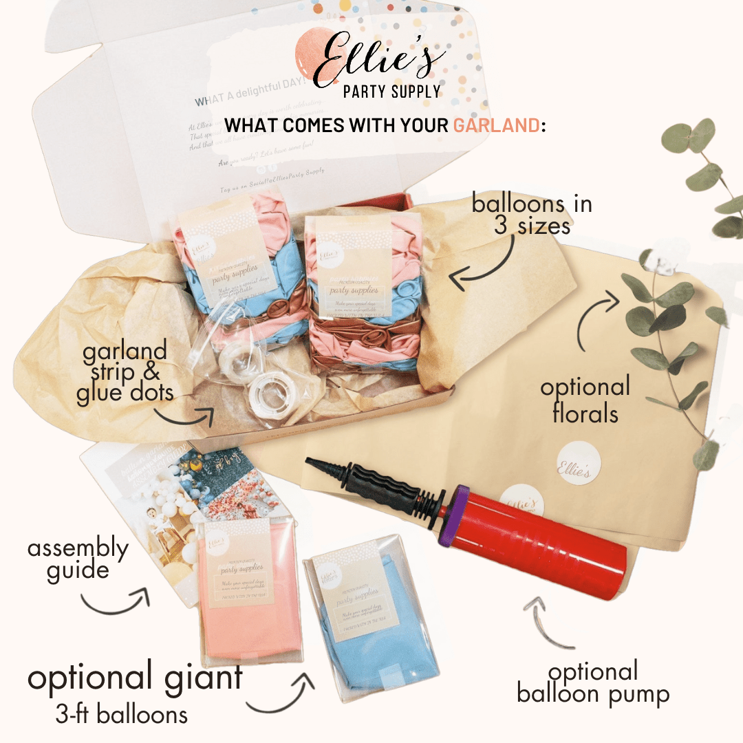 Boho Nudes Balloon Garland Kit – Blush & Mocha
