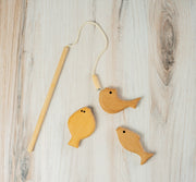 Wooden Magnetic Fishing Game For Kids Set #1 , Small