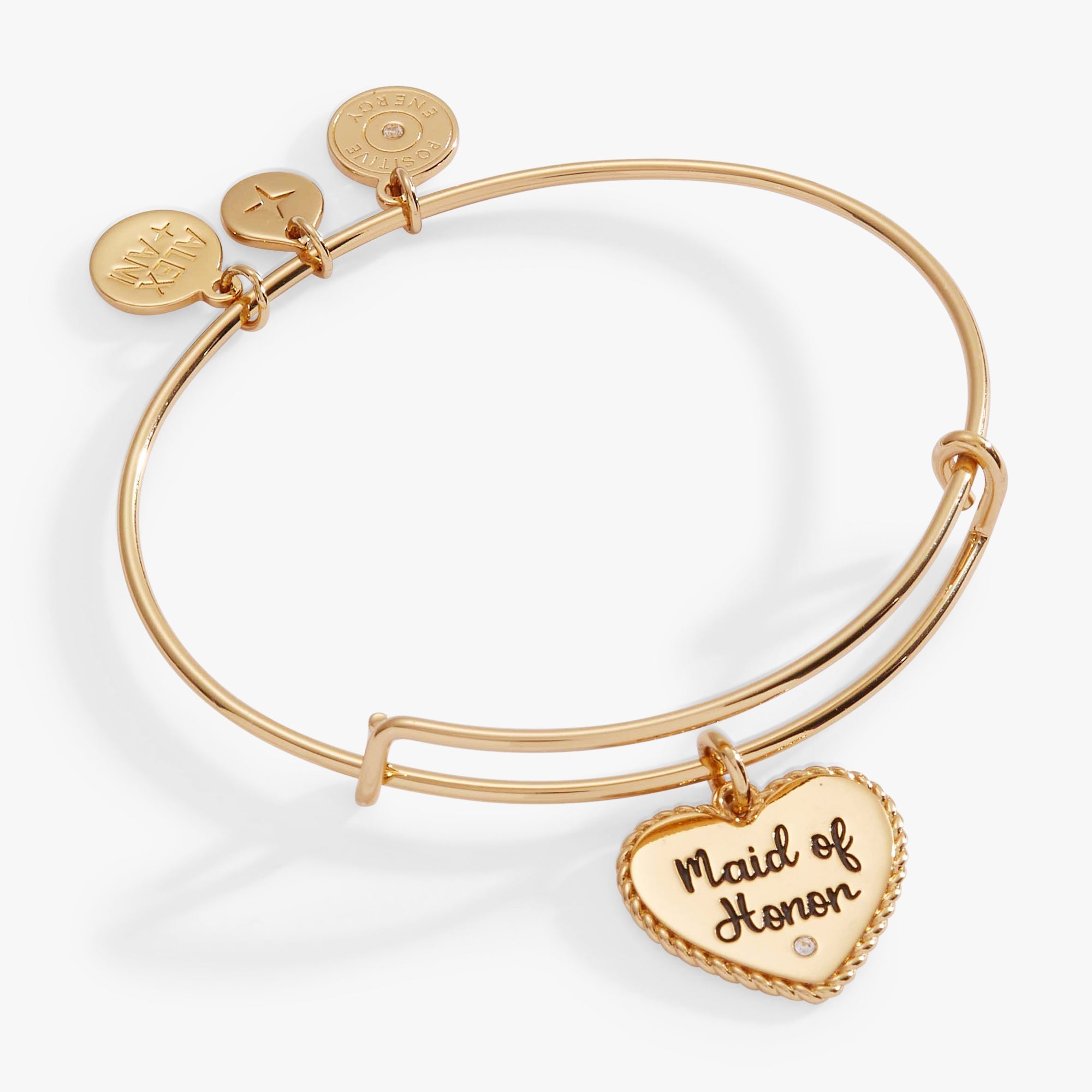 Maid Of Honor Heart Bangle