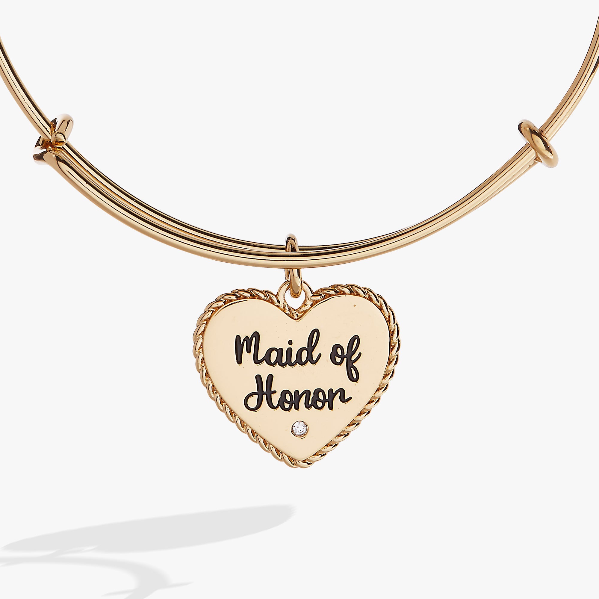 Maid Of Honor Heart Bangle
