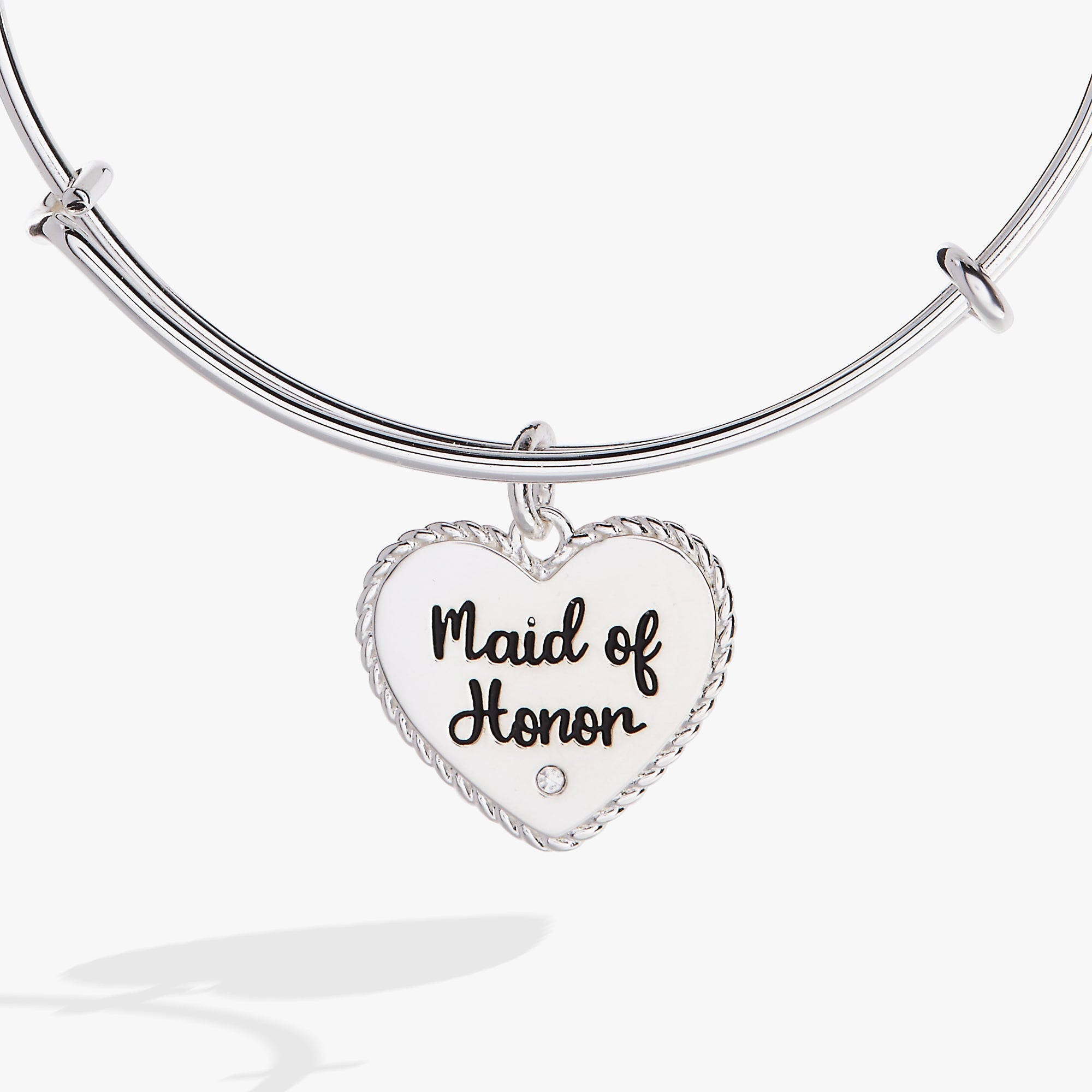 Maid Of Honor Heart Bangle