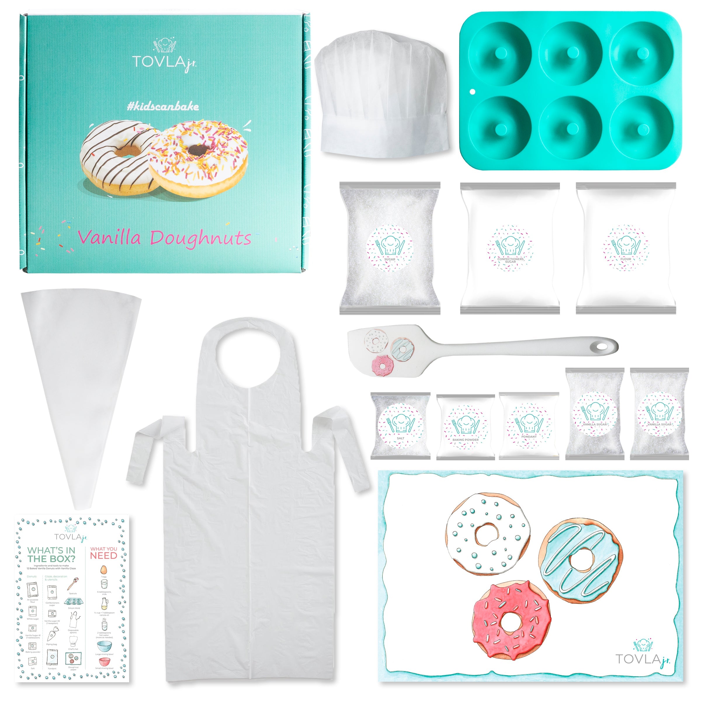 Tovla Jr. Doughnut Baking Activity Kit For Kids