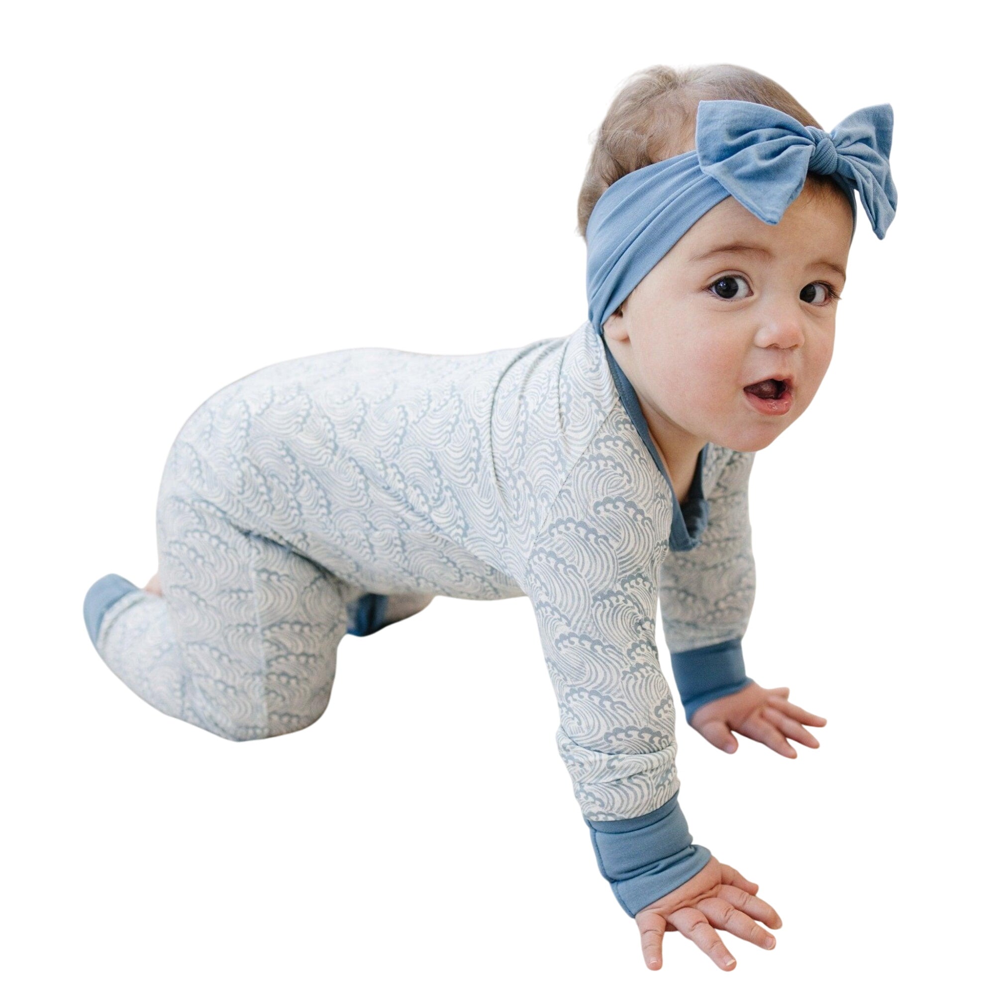 Making Waves Bamboo Zippy Romper