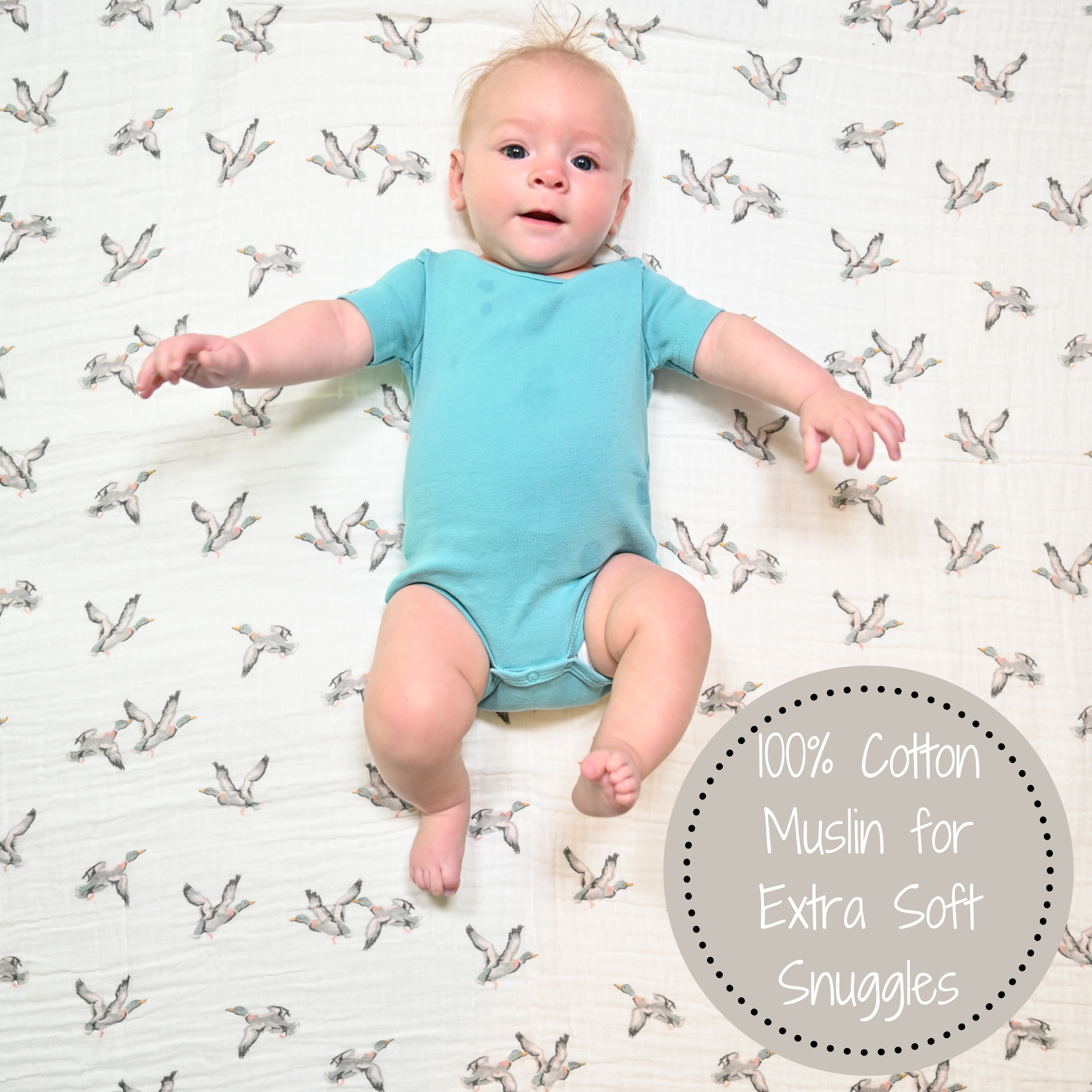 Quacking Up Swaddle Blanket