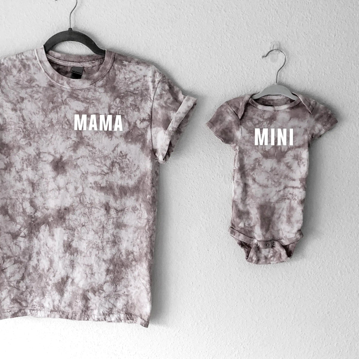 Custom Tie Dye Mama And Mini Matching Shirts