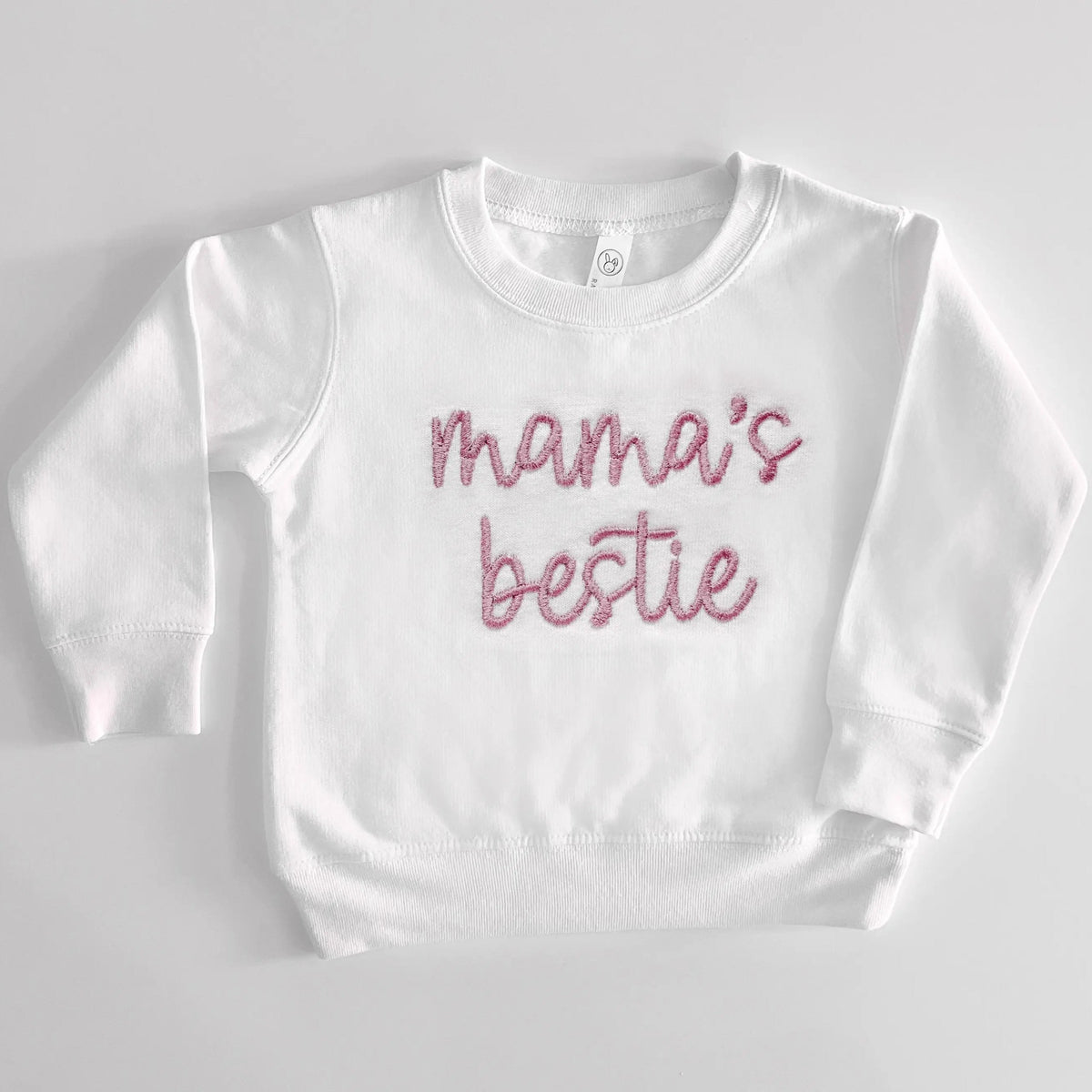 Mama & Mini Matching Sweatshirt Set | Mother Daughter Embroidered Outfit