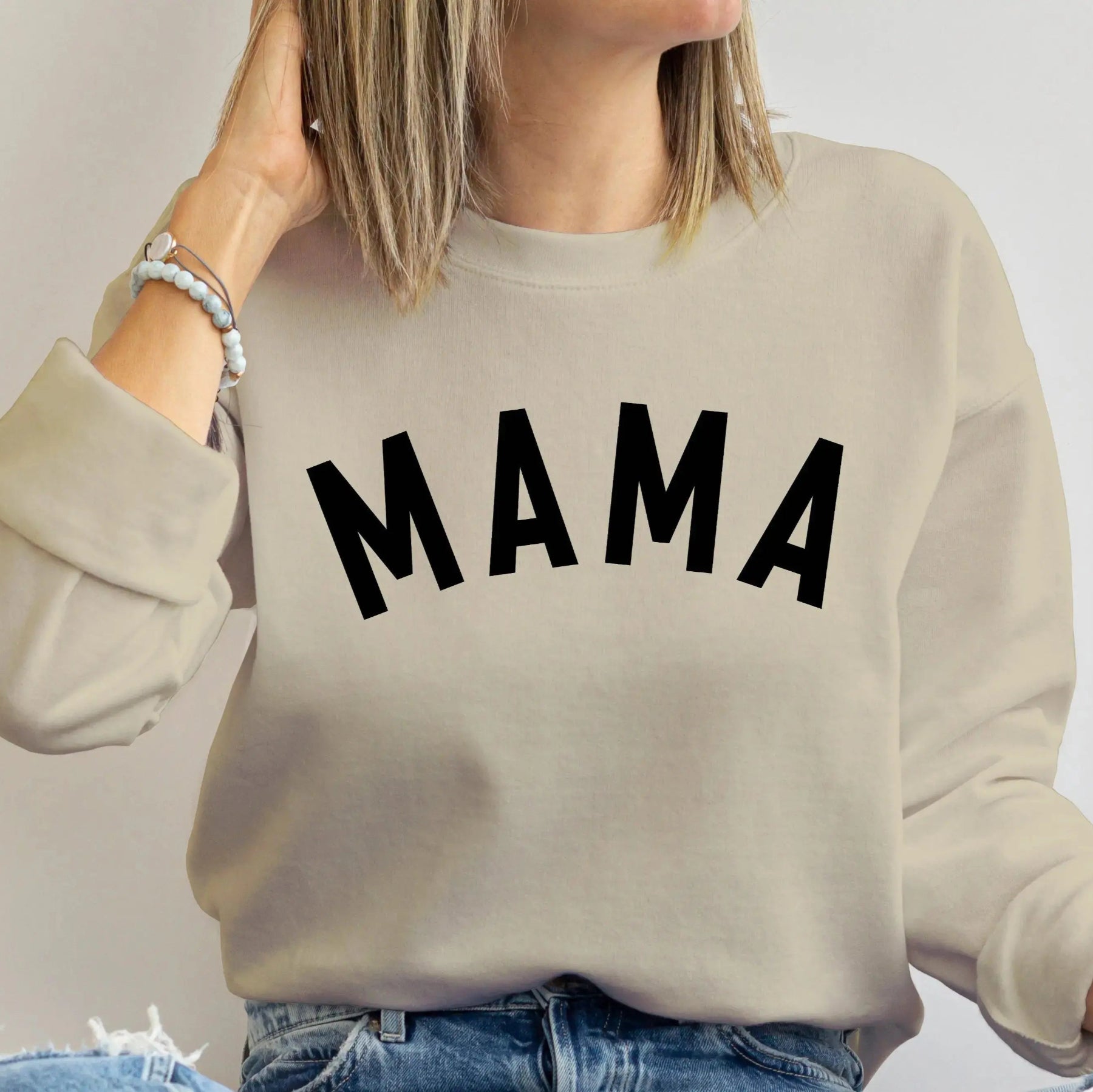 Mama & Mama’s Boy Matching Sweatshirts | Mother Son Outfit Set