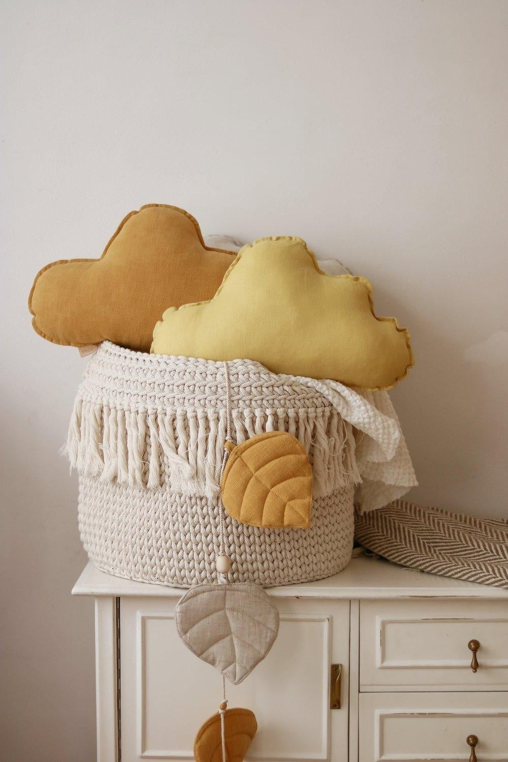 Linen Mango Cloud Pillow