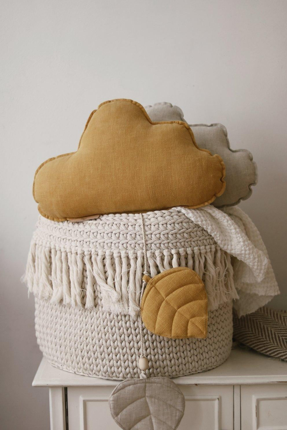 Linen Mango Cloud Pillow