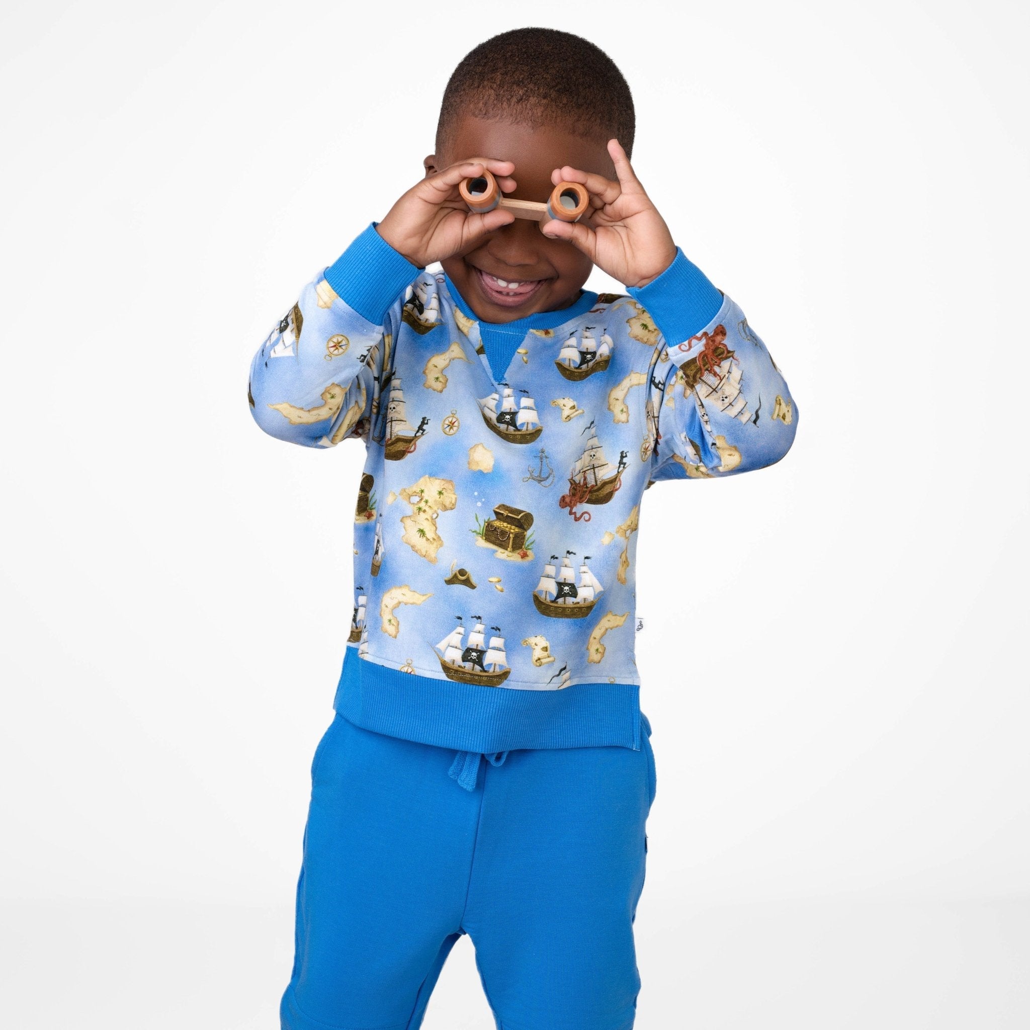 Maps And Mateys (pirate) Kids Jogger Set