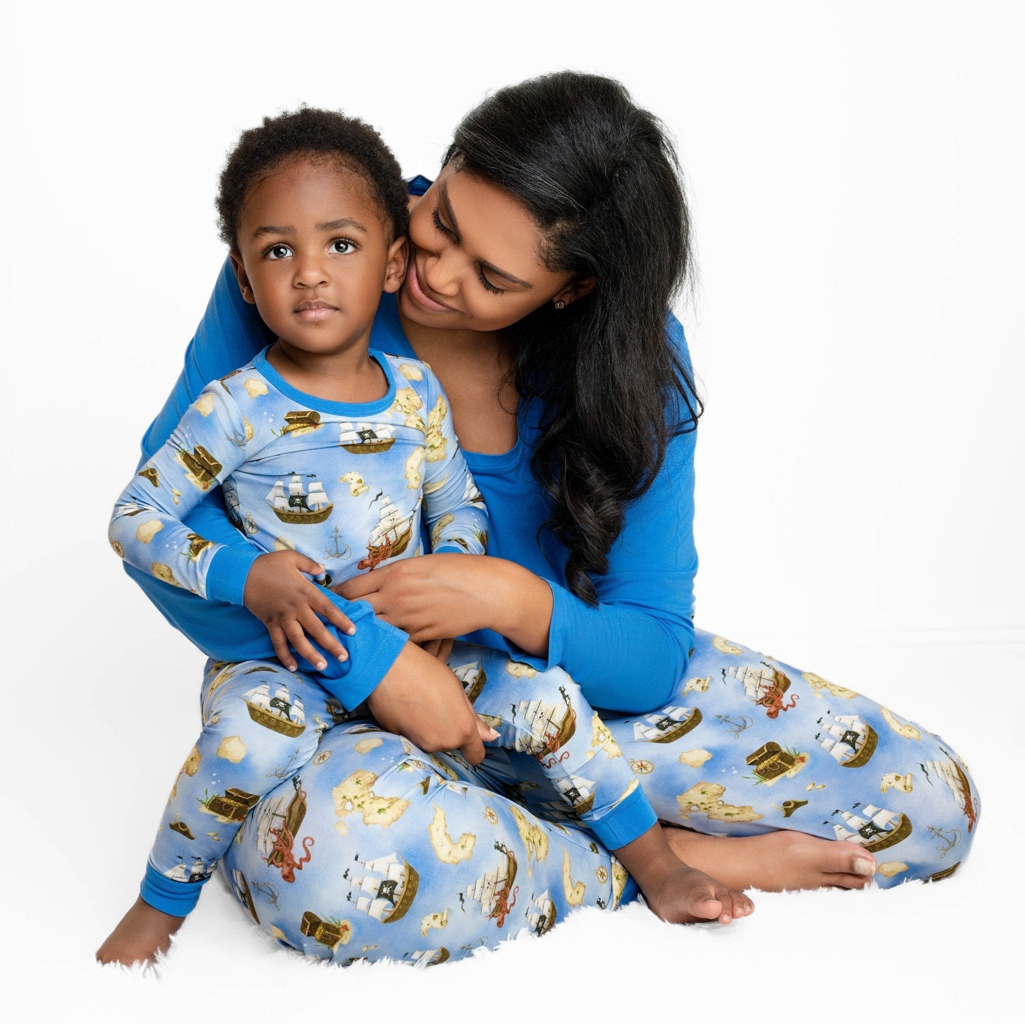 Maps And Mateys (pirate) Long Sleeve Pj's