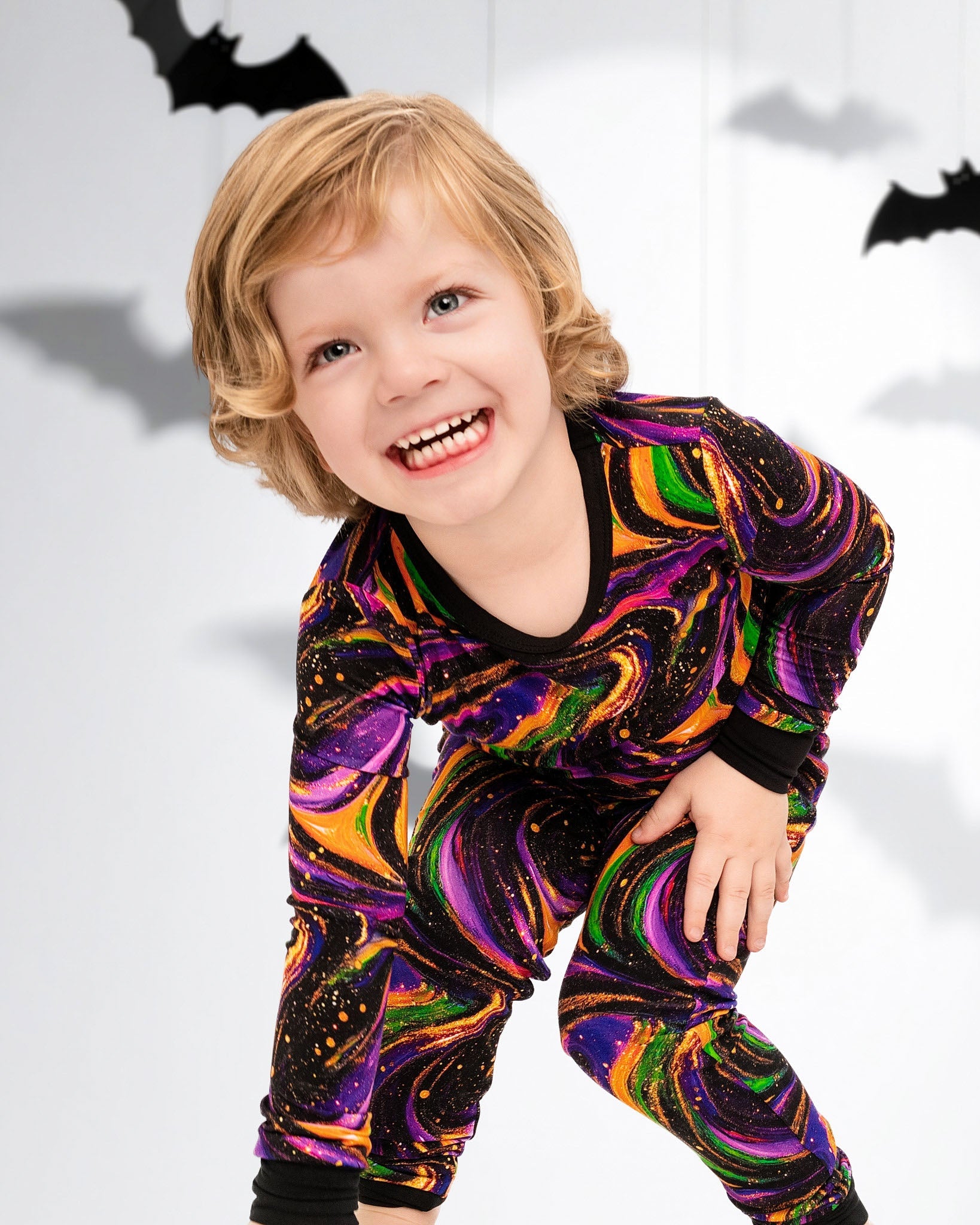 Halloween | Magic Swirls | Bamboo Two-piece Pajamas