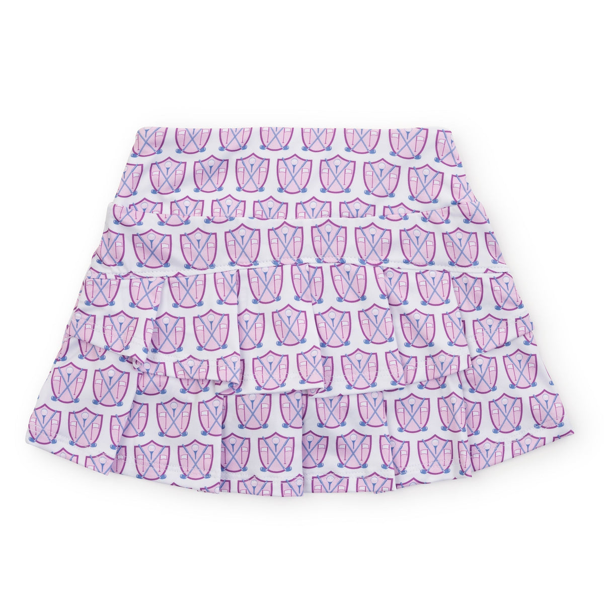 Margot Girls' Performance Skirt By Lh Sport Golf Crest Pink