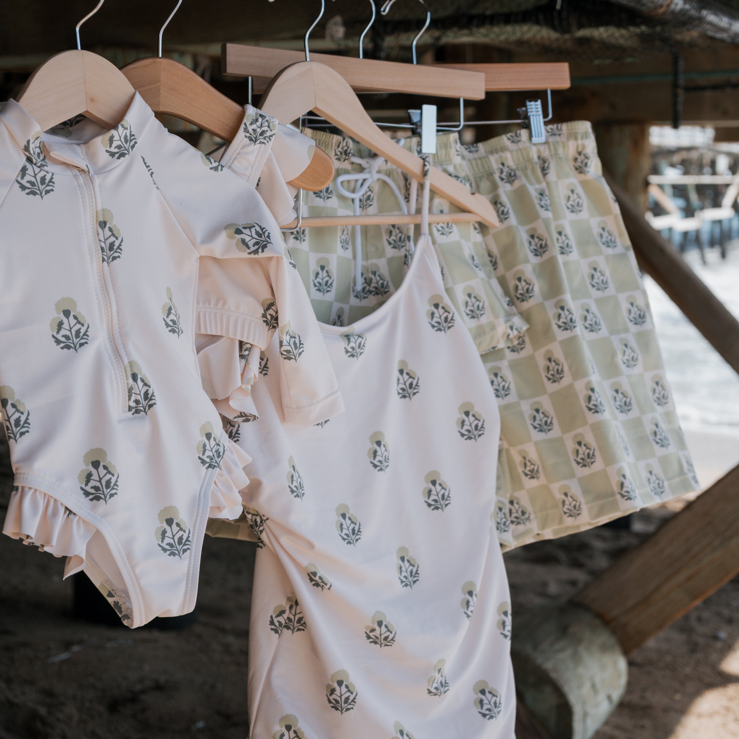 Girl's Long Sleeve Swimsuit | Marigold