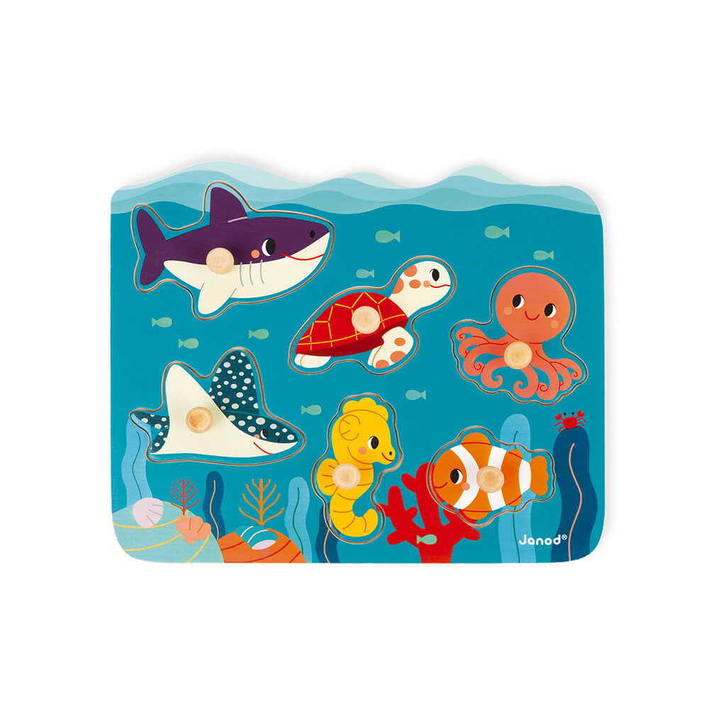 Wwf® Chunky Wooden Ocean Puzzle