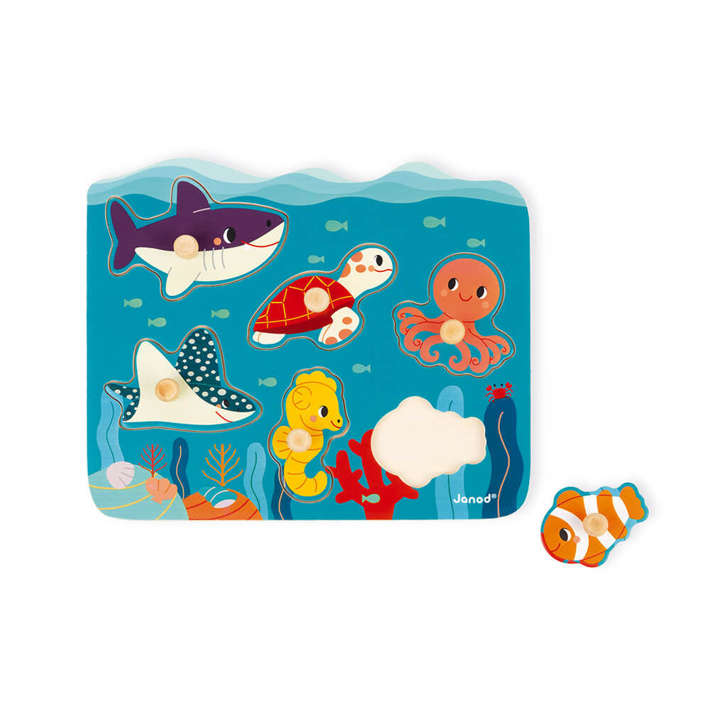 Wwf® Chunky Wooden Ocean Puzzle