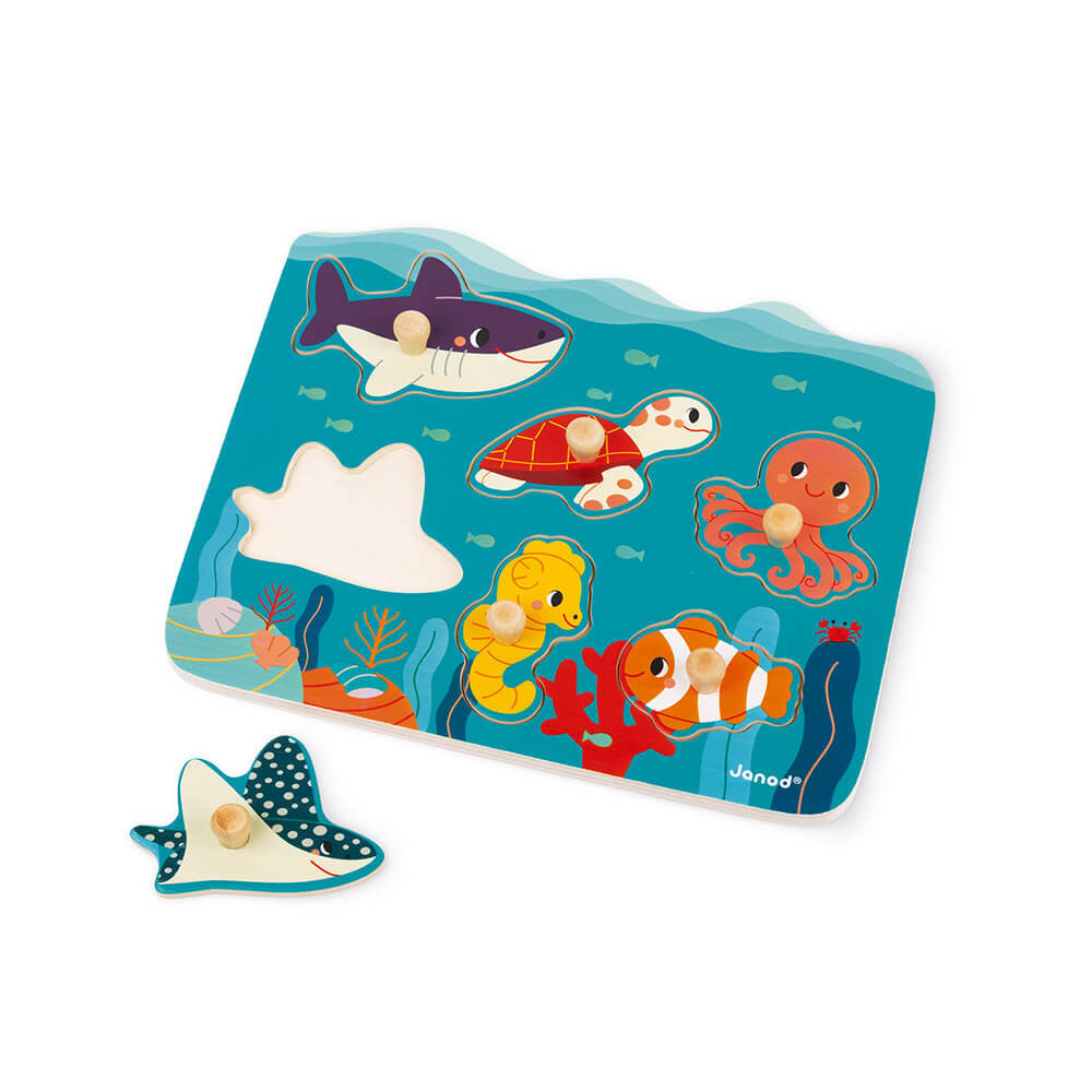 Wwf® Chunky Wooden Ocean Puzzle