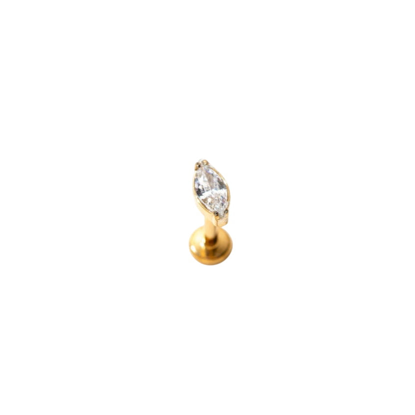 Marquise Flat Back Studs