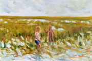 Marsh People Ii Print