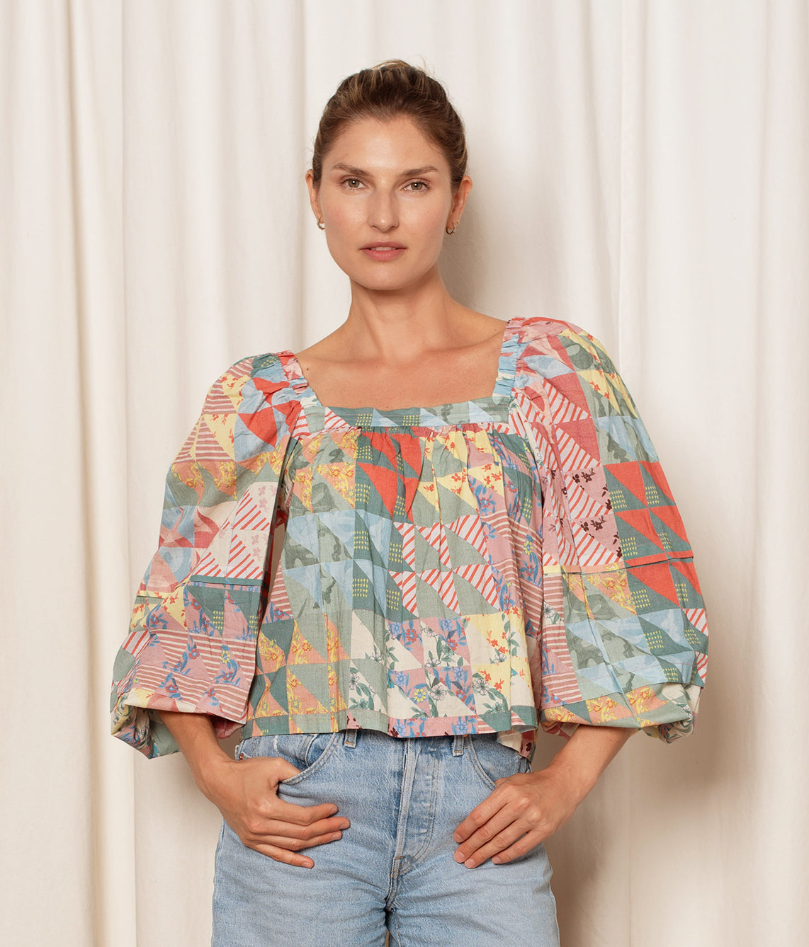 Martha Top Pastel Geo