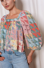 Martha Top Pastel Geo