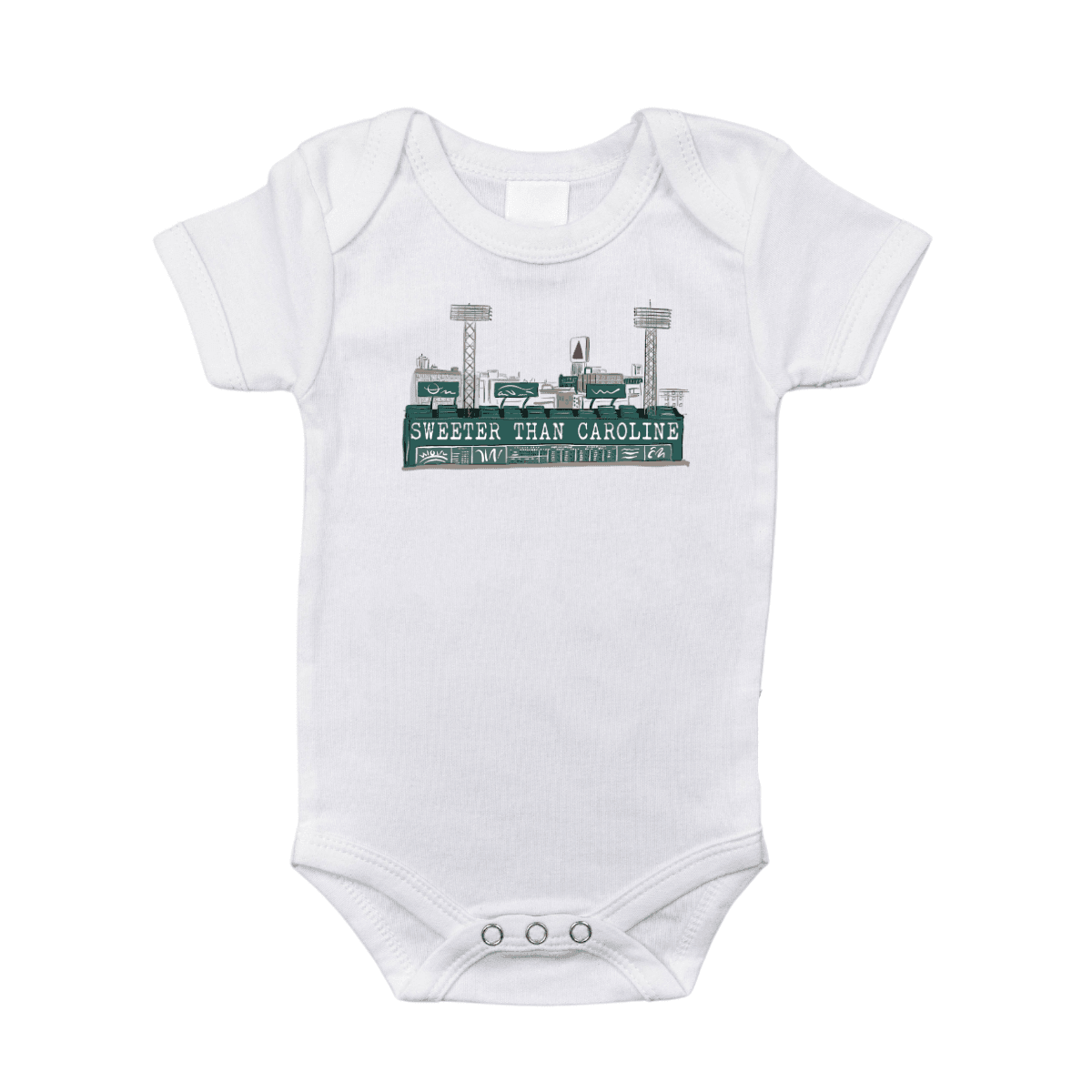 Massachusetts Sweeter Than Caroline Baby Onesie