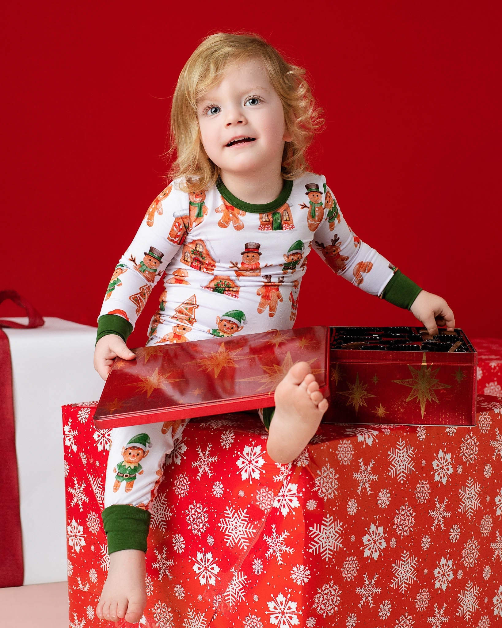 Christmas | Holiday Gingerbread | Bamboo Two-piece Pajamas