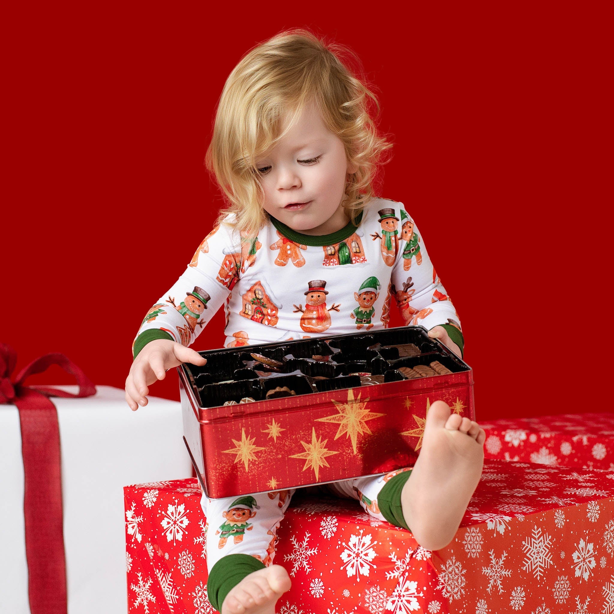 Christmas | Holiday Gingerbread | Bamboo Two-piece Pajamas