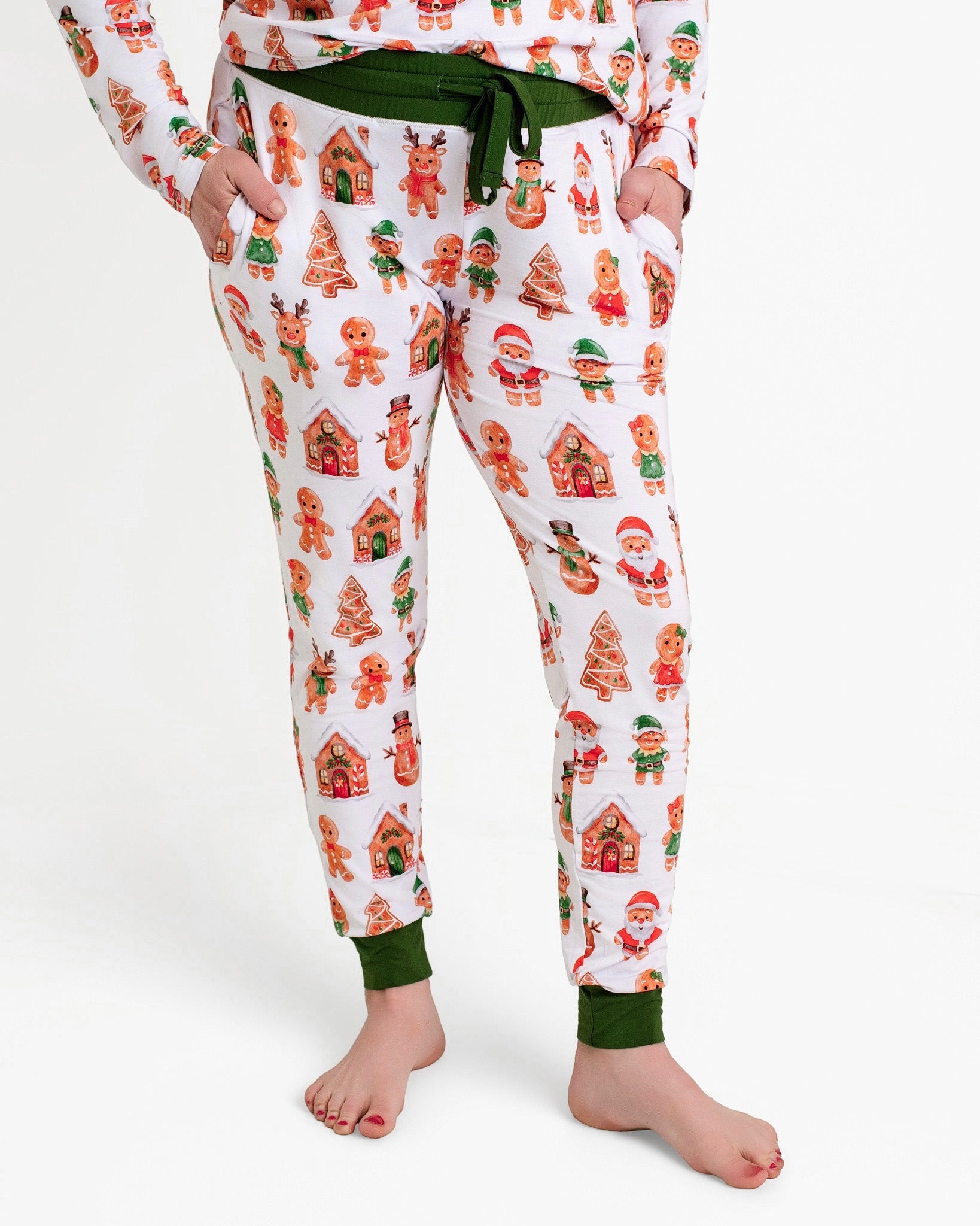 Christmas | Holiday Gingerbread | Women's Bamboo Joggers