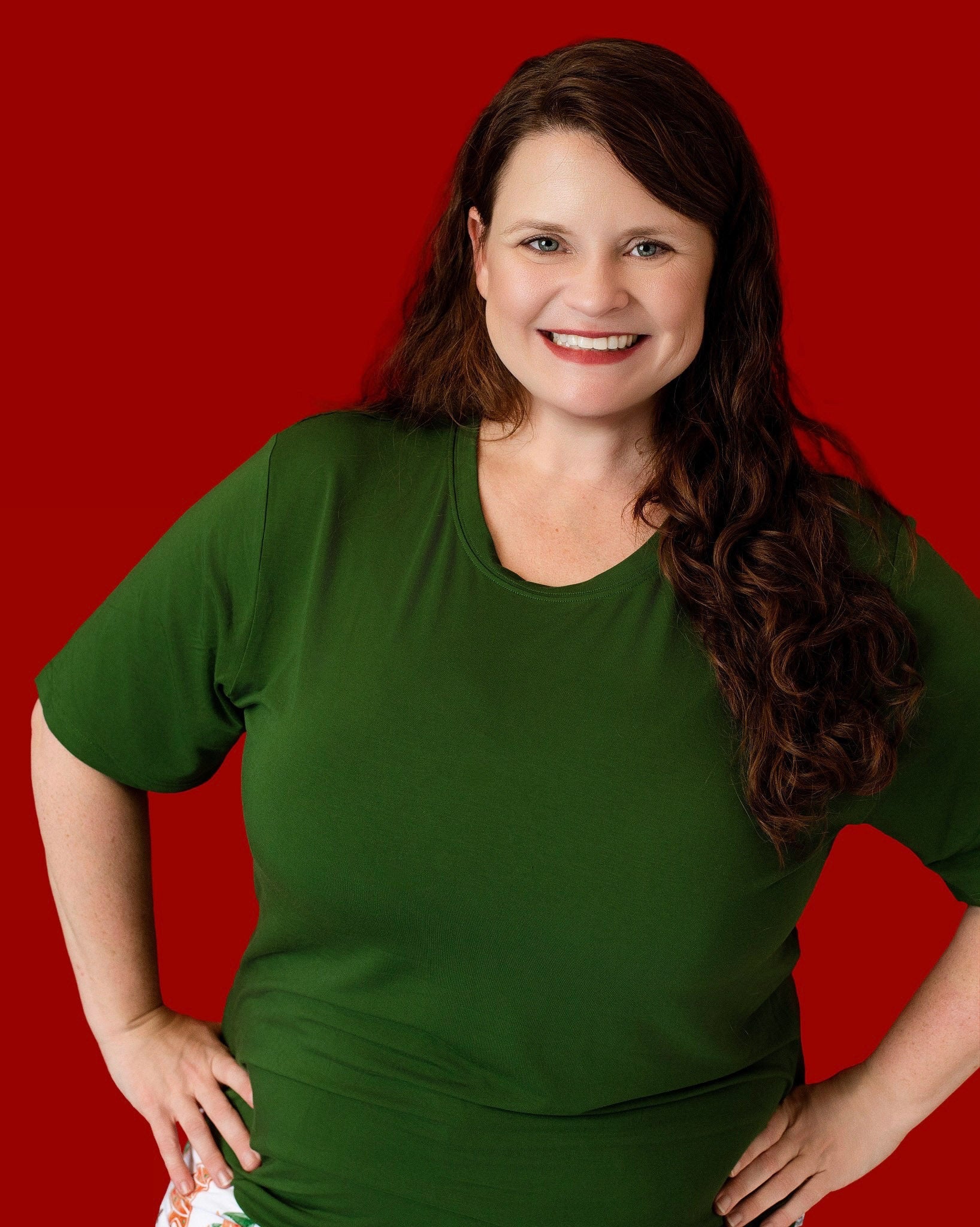 Christmas | Evergreen | Adult Bamboo Top