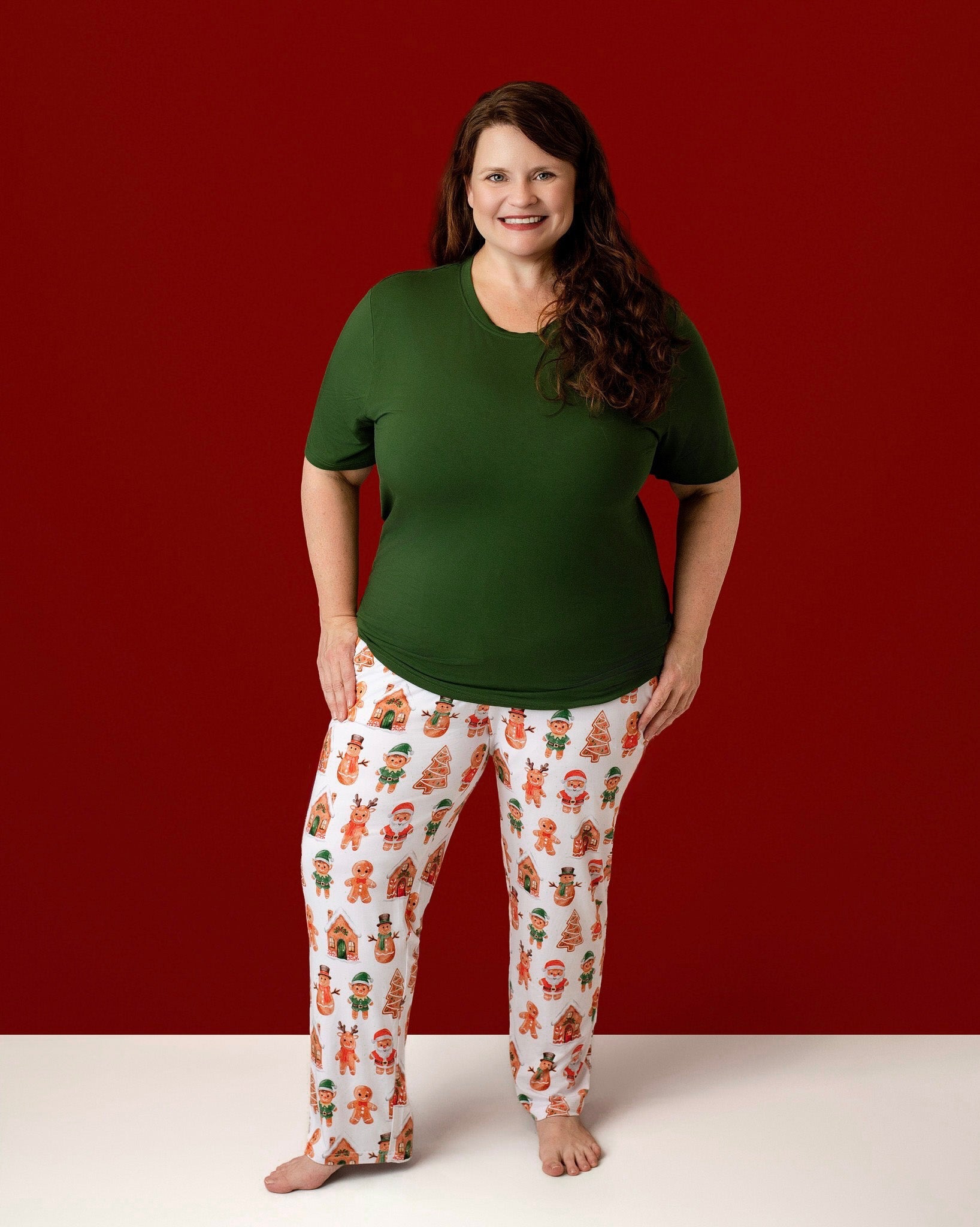 Christmas | Evergreen | Adult Bamboo Top