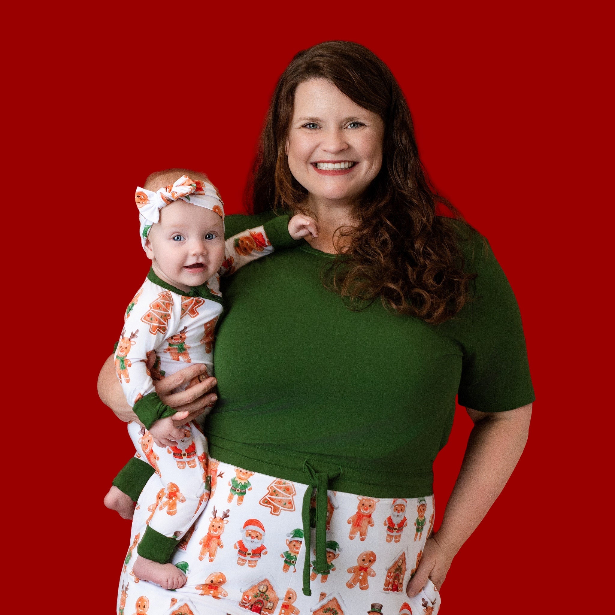 Christmas | Holiday Gingerbread | Bamboo Headband Bow