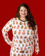 Christmas | Holiday Gingerbread | Adult Bamboo Top