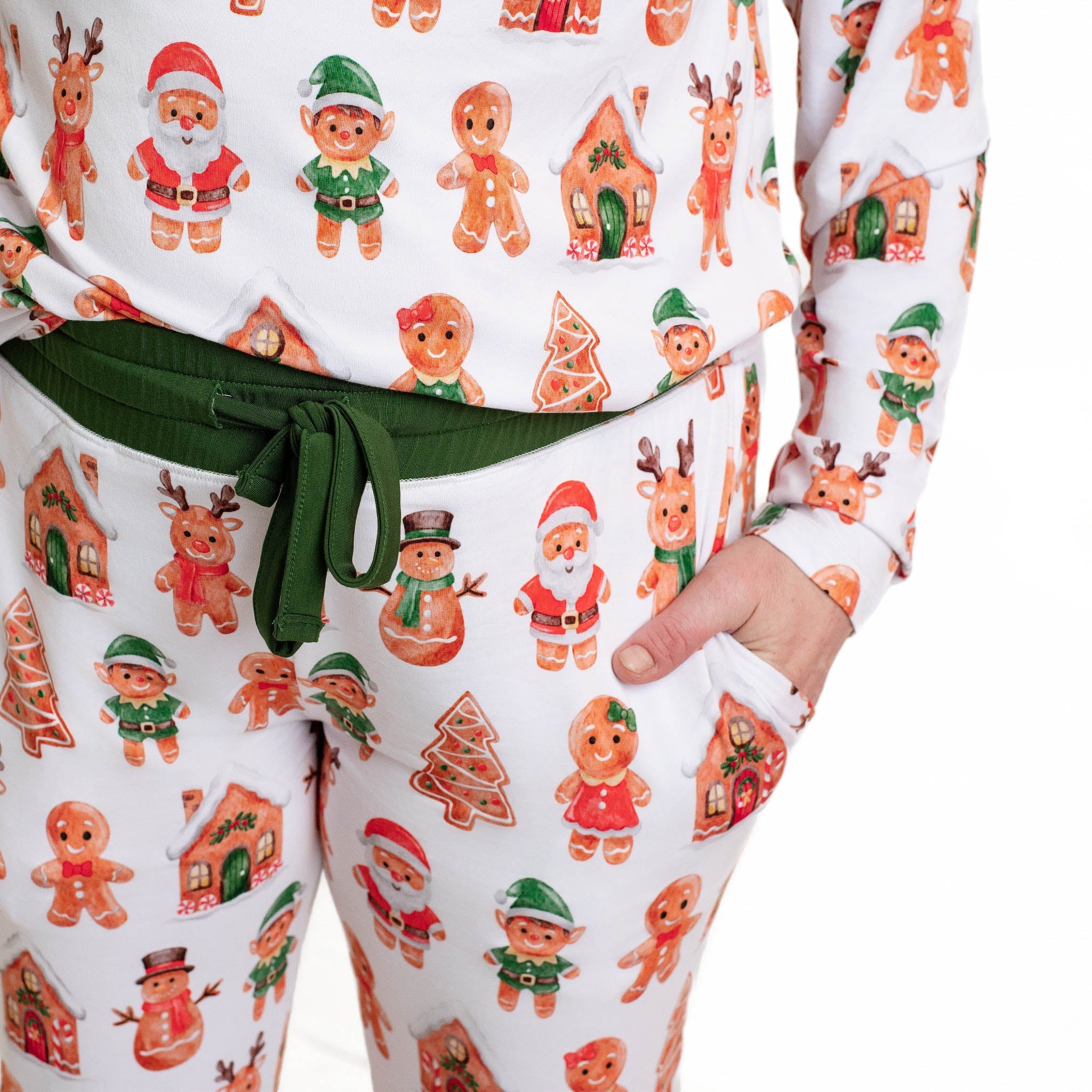 Christmas | Holiday Gingerbread | Adult Bamboo Top