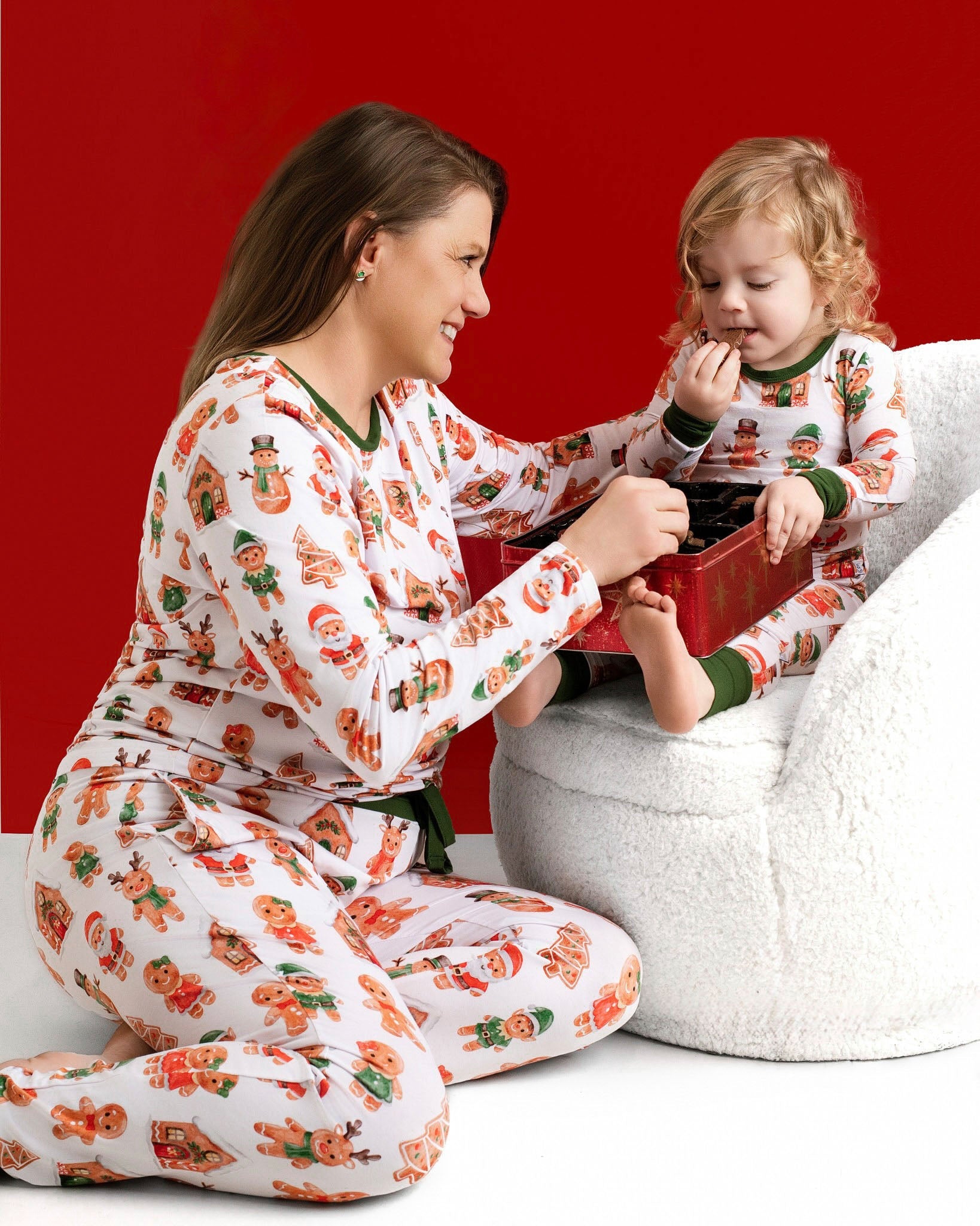 Christmas | Holiday Gingerbread | Bamboo Two-piece Pajamas