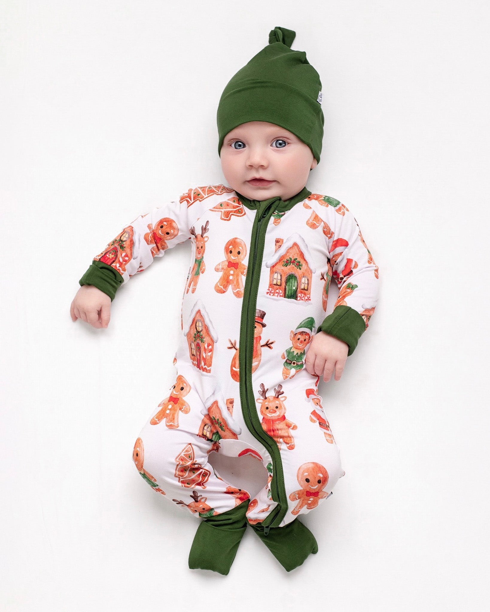 Christmas | Evergreen | Bamboo Baby Knotted Hat
