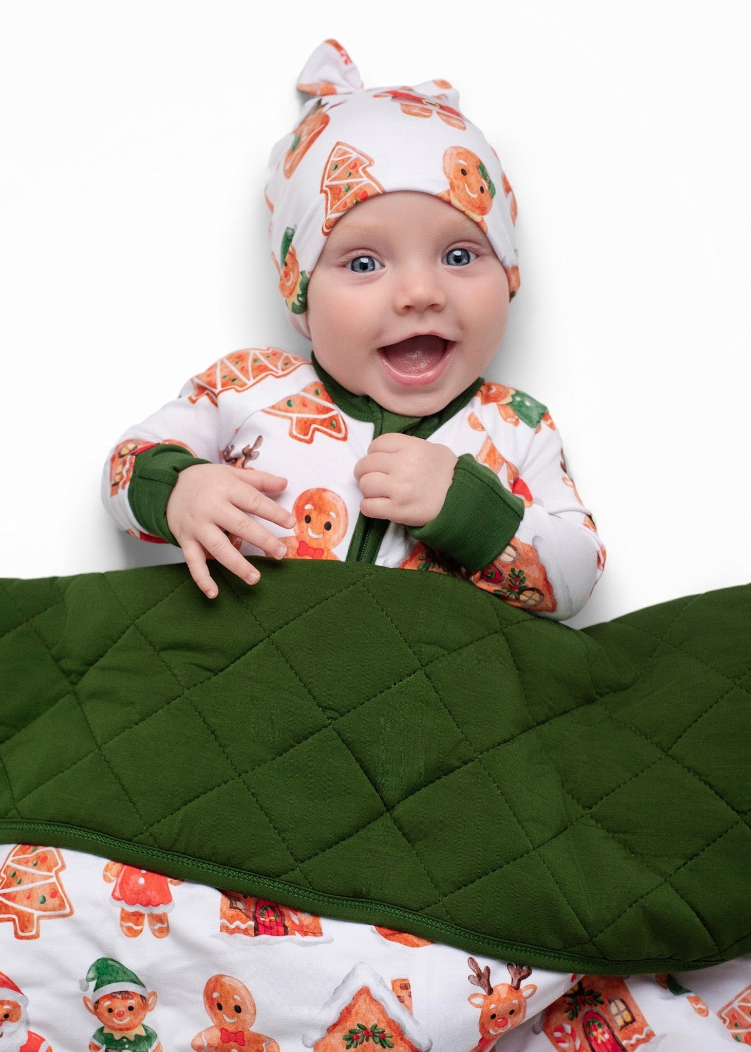 Christmas | Holiday Gingerbread | Bamboo Baby Knotted Hat
