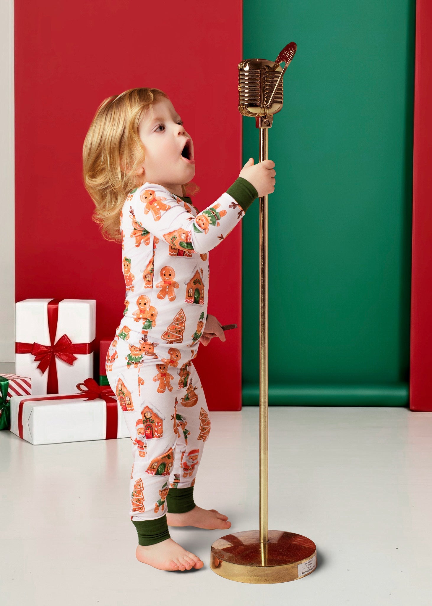 Christmas | Holiday Gingerbread | Bamboo Two-piece Pajamas