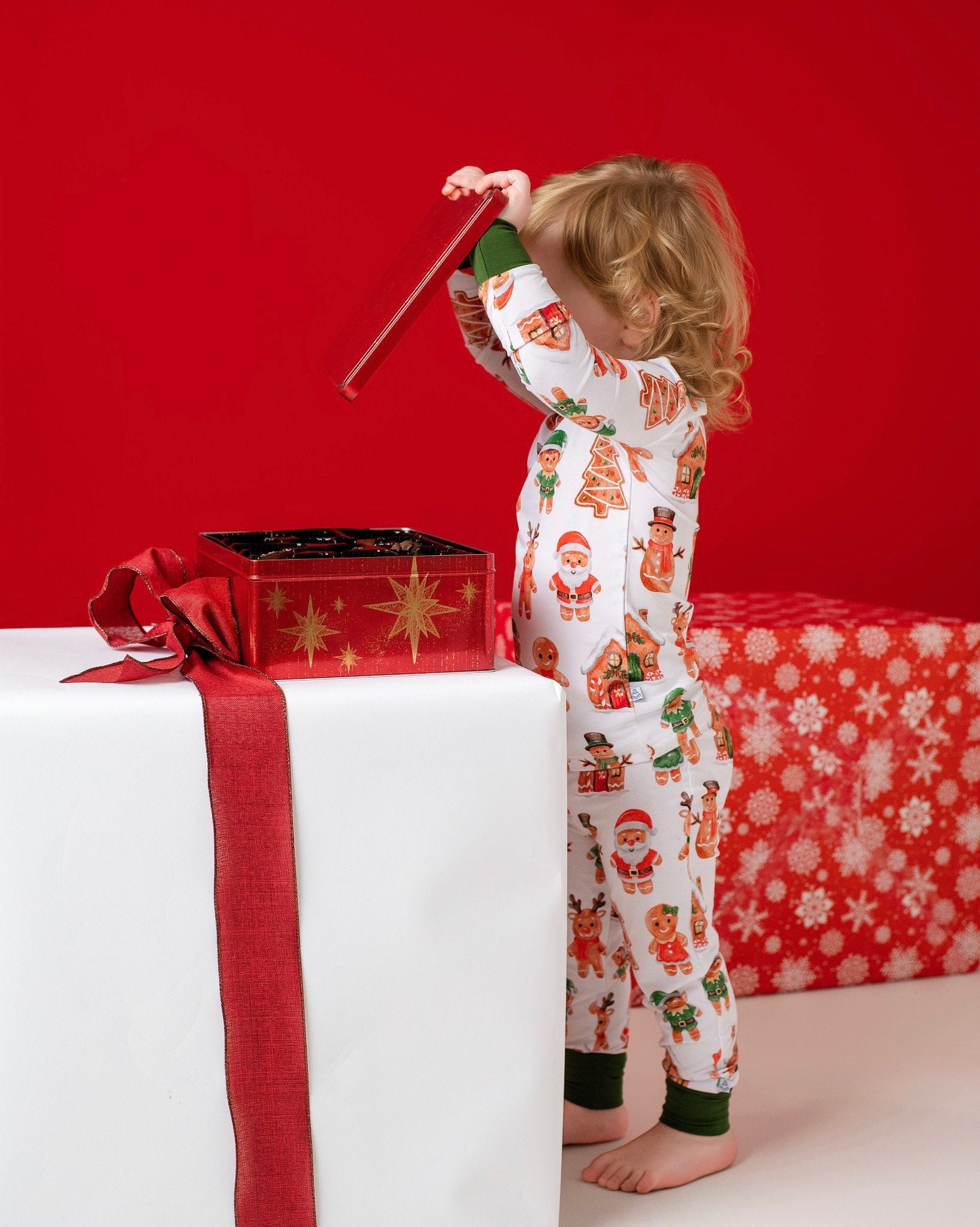 Christmas | Holiday Gingerbread | Bamboo Two-piece Pajamas