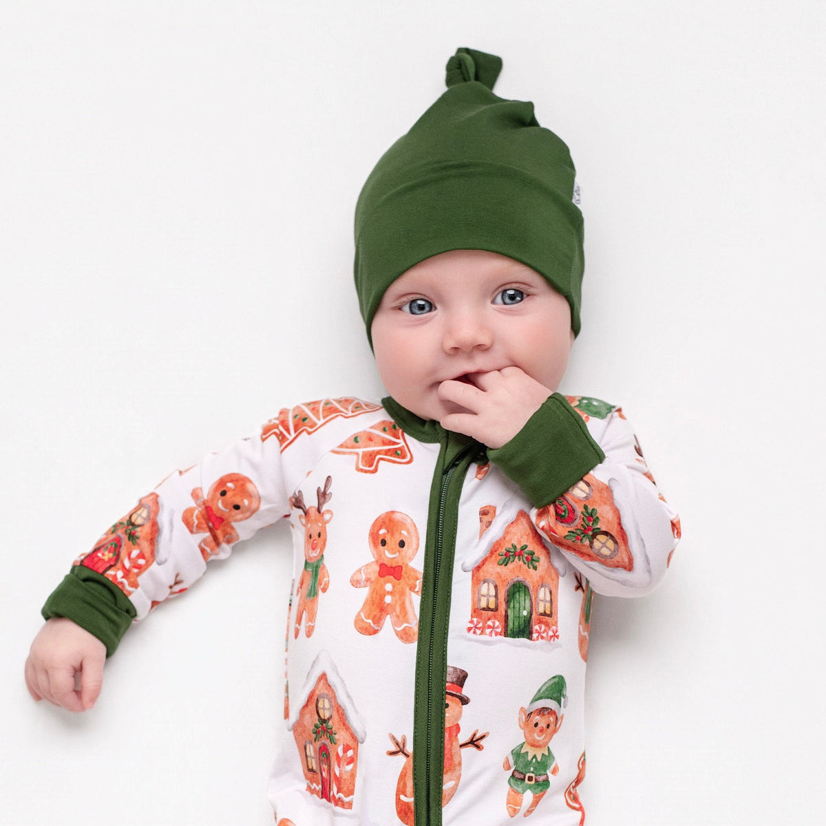 Christmas | Holiday Gingerbread | Bamboo Zipper Pajamas