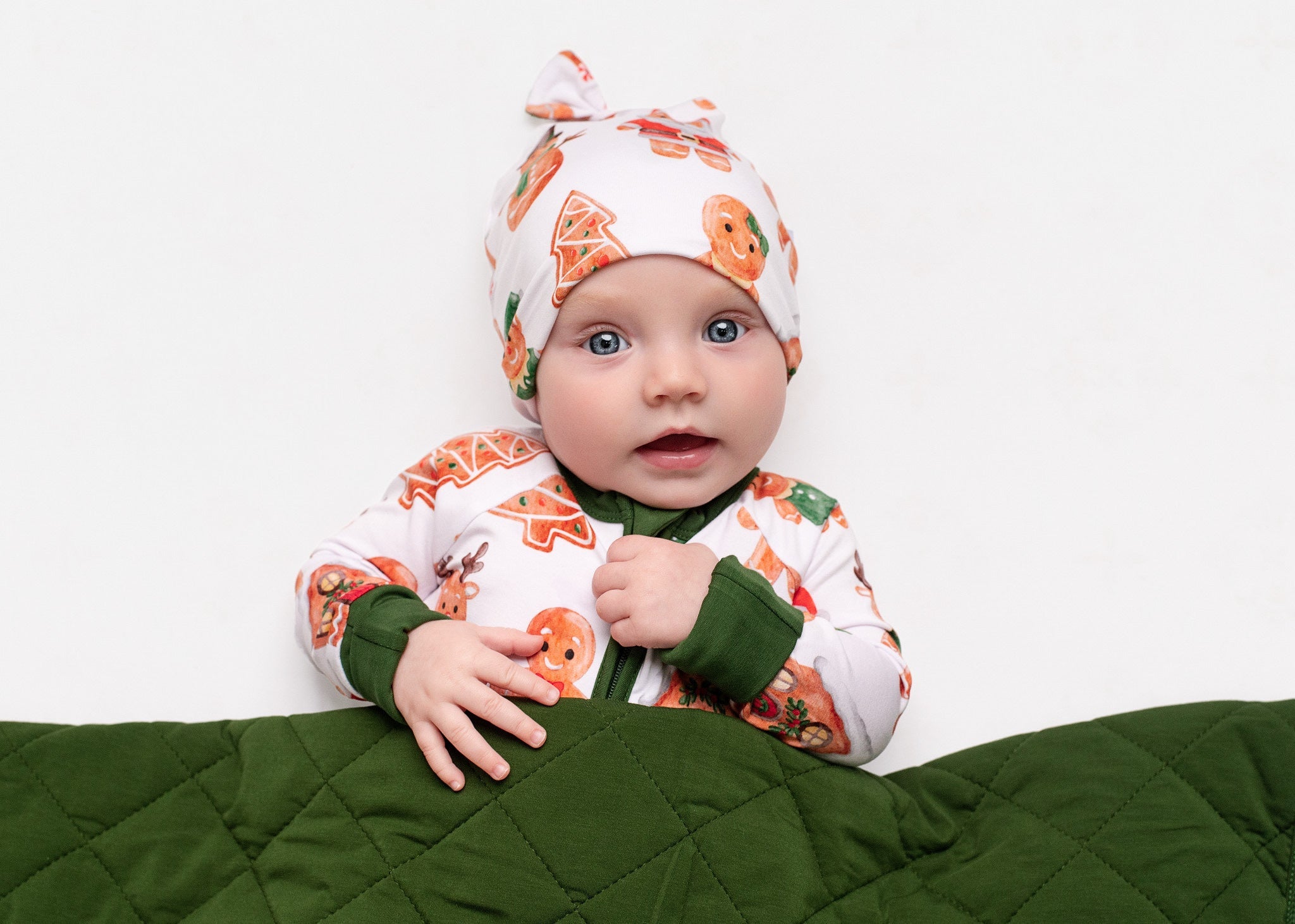Christmas | Holiday Gingerbread | Bamboo Baby Knotted Hat