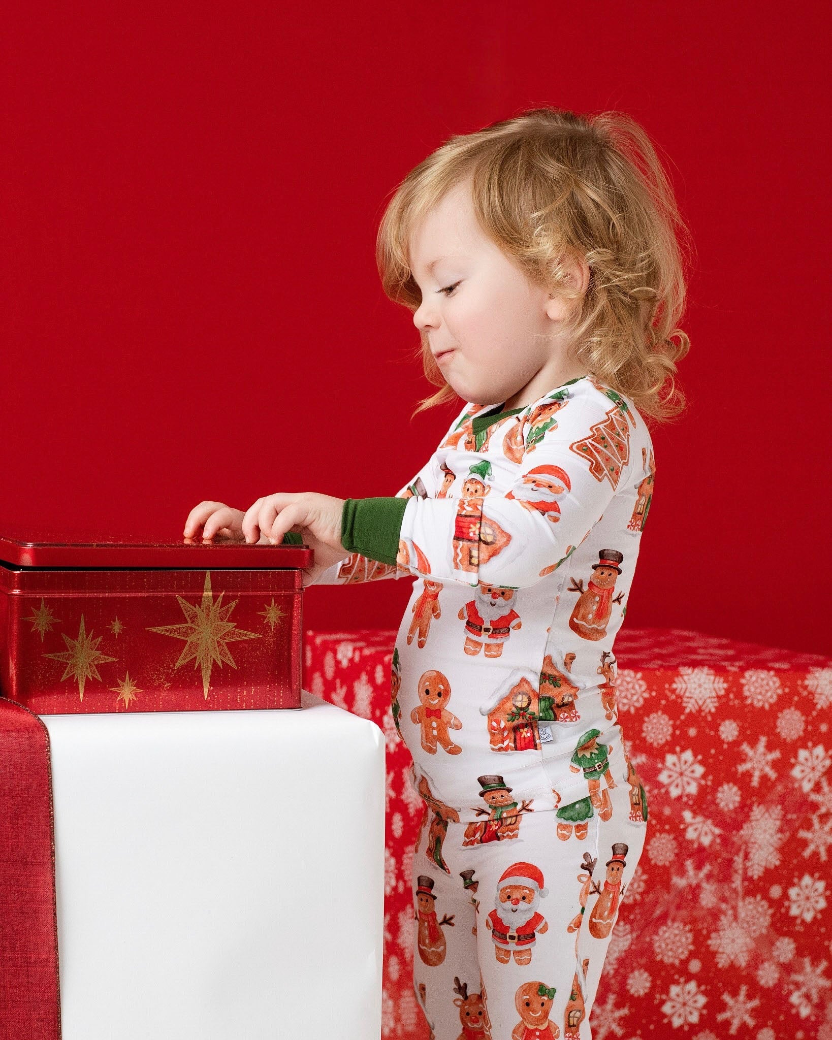 Christmas | Holiday Gingerbread | Bamboo Two-piece Pajamas