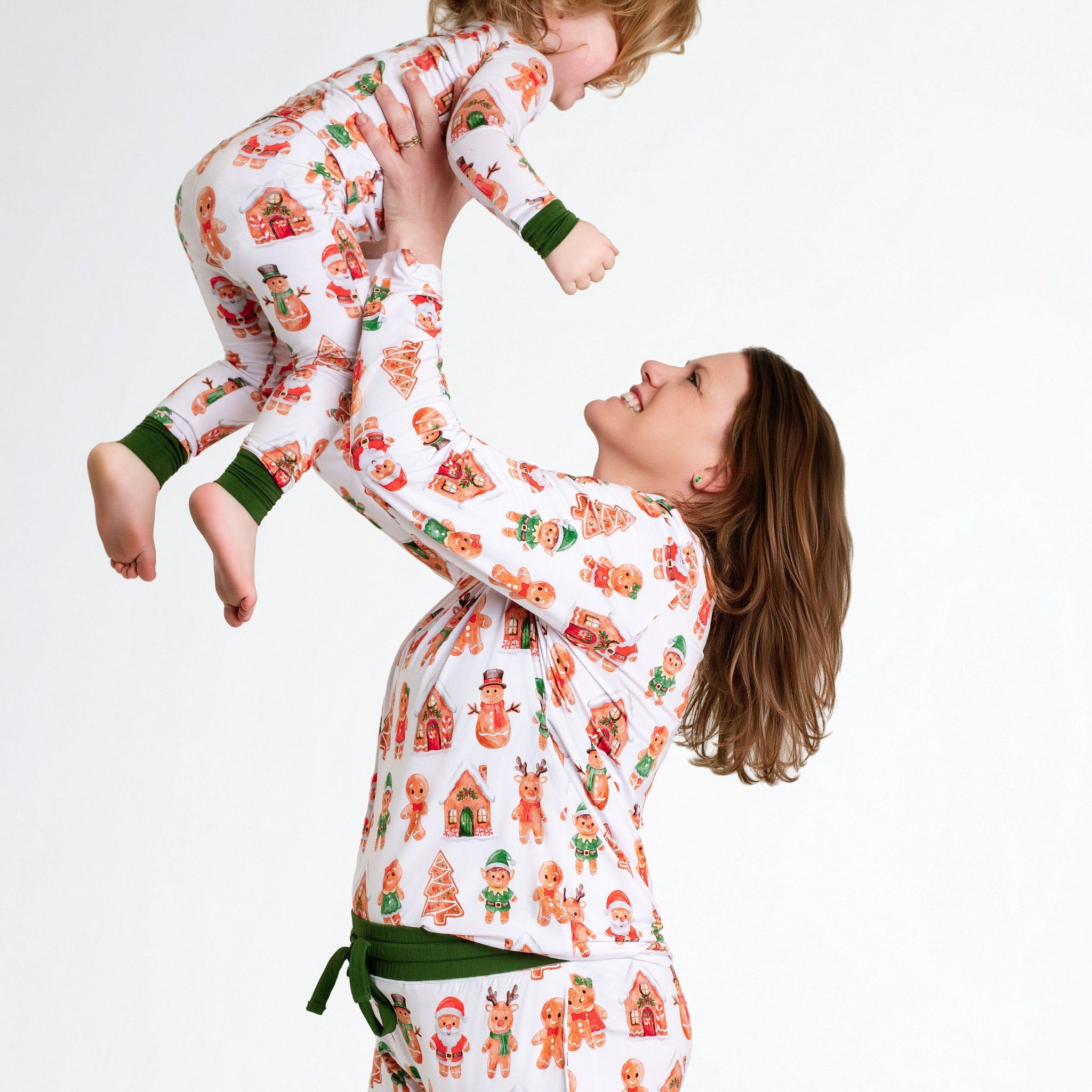 Christmas | Holiday Gingerbread | Bamboo Two-piece Pajamas