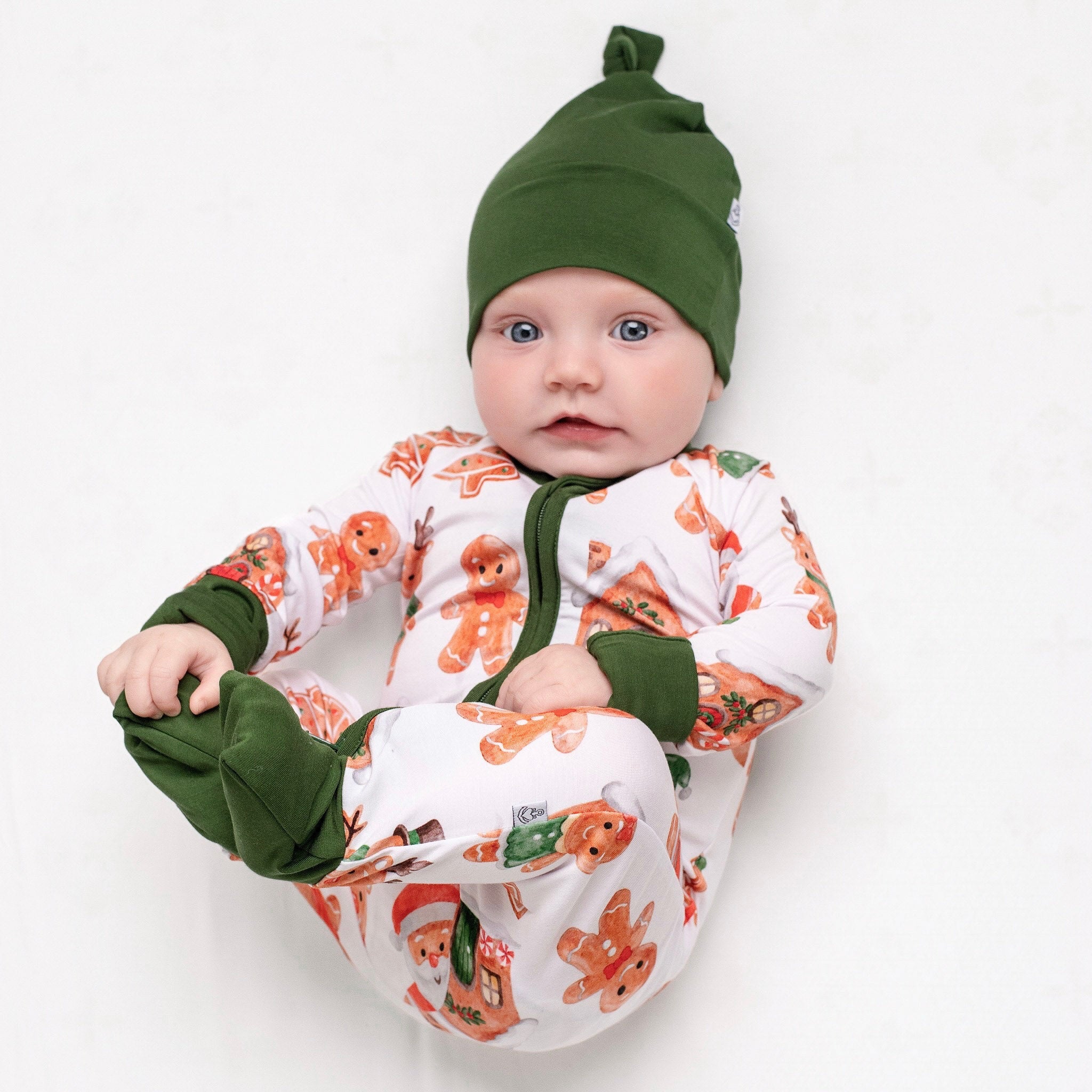 Christmas | Evergreen | Bamboo Baby Knotted Hat