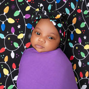 Violet | Bamboo Swaddle Blanket