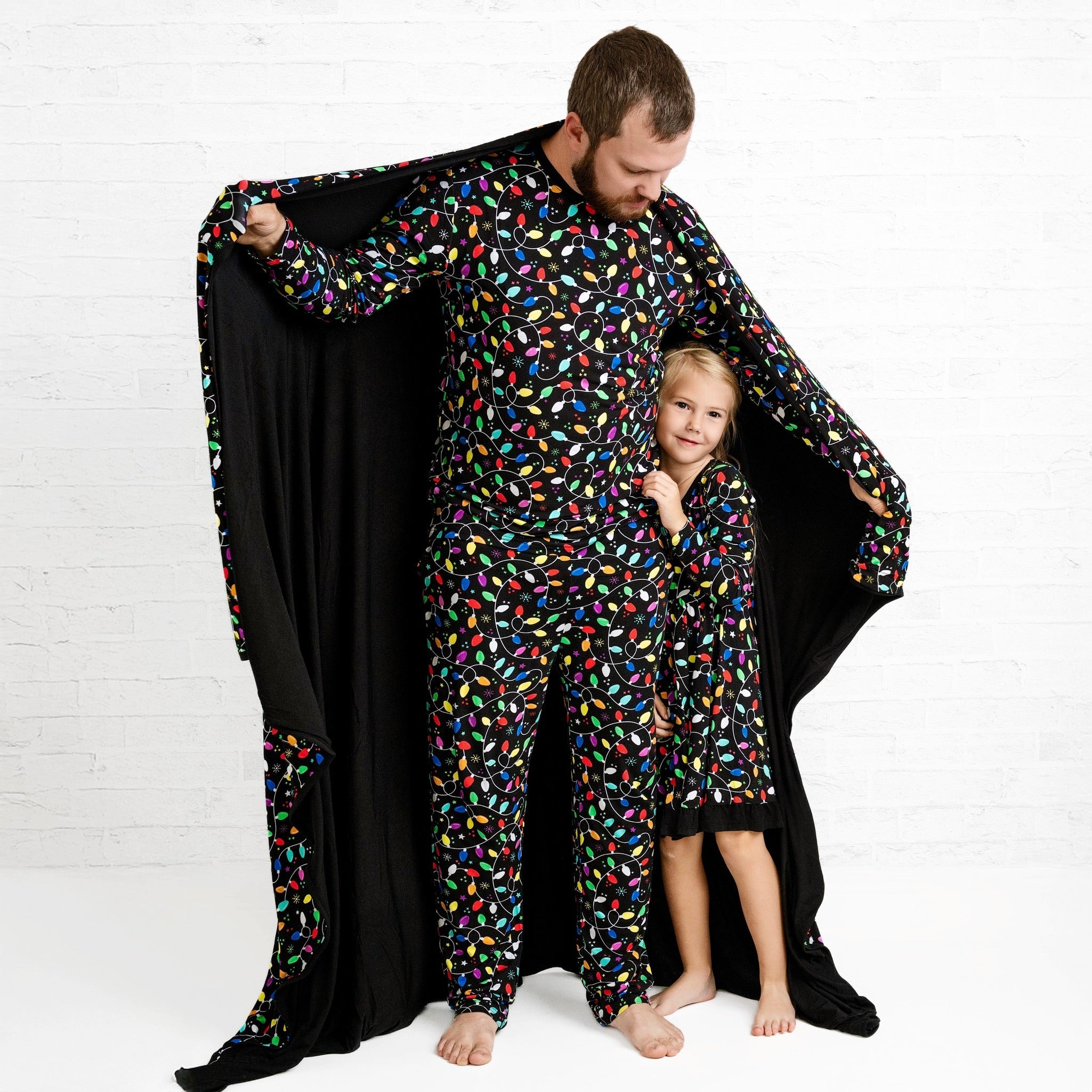 Holiday Lights | Double Layer Bamboo Adult Blanket